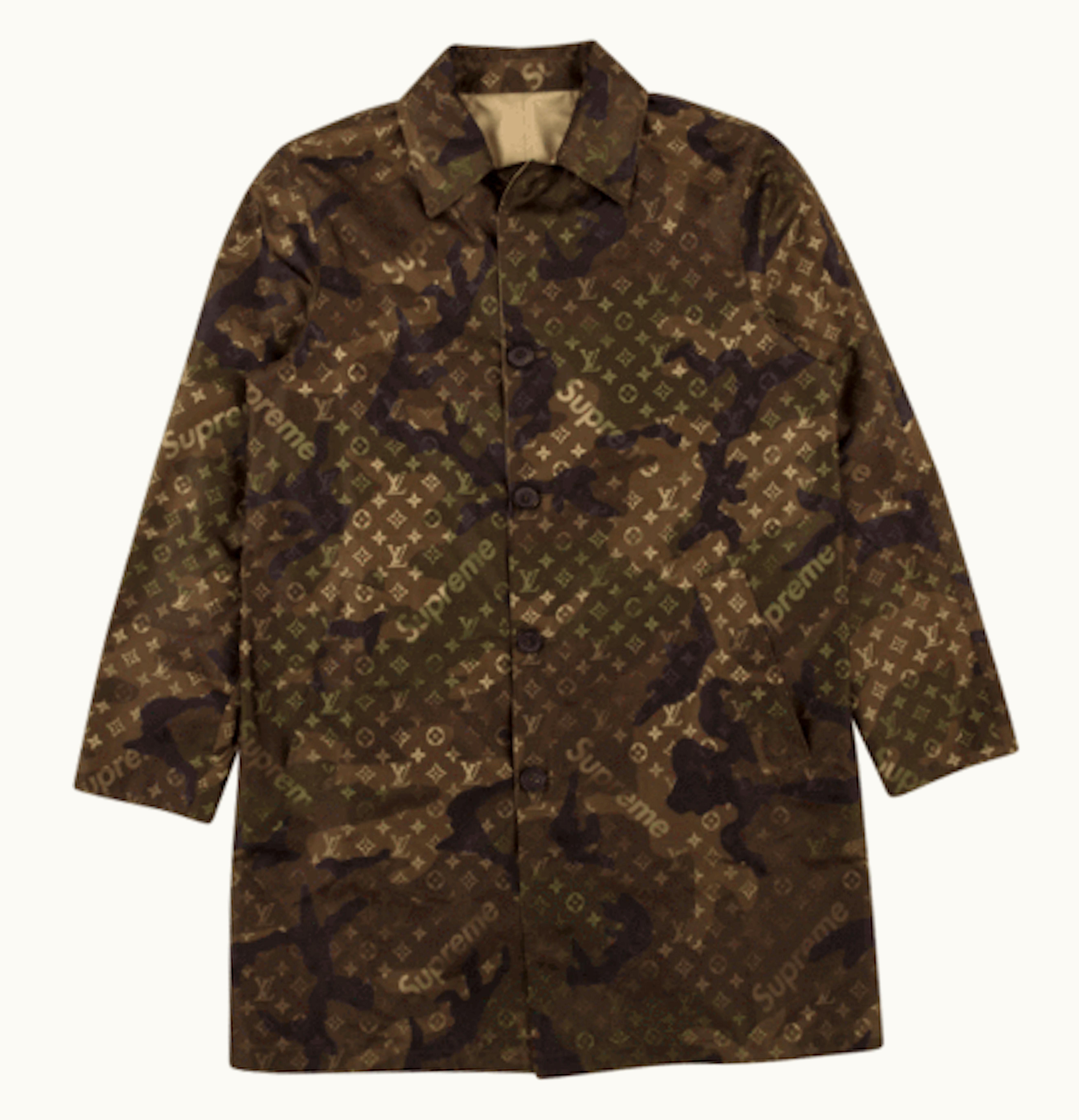 Supreme Supreme x Louis Vuitton Reversible Trench Coat Camo