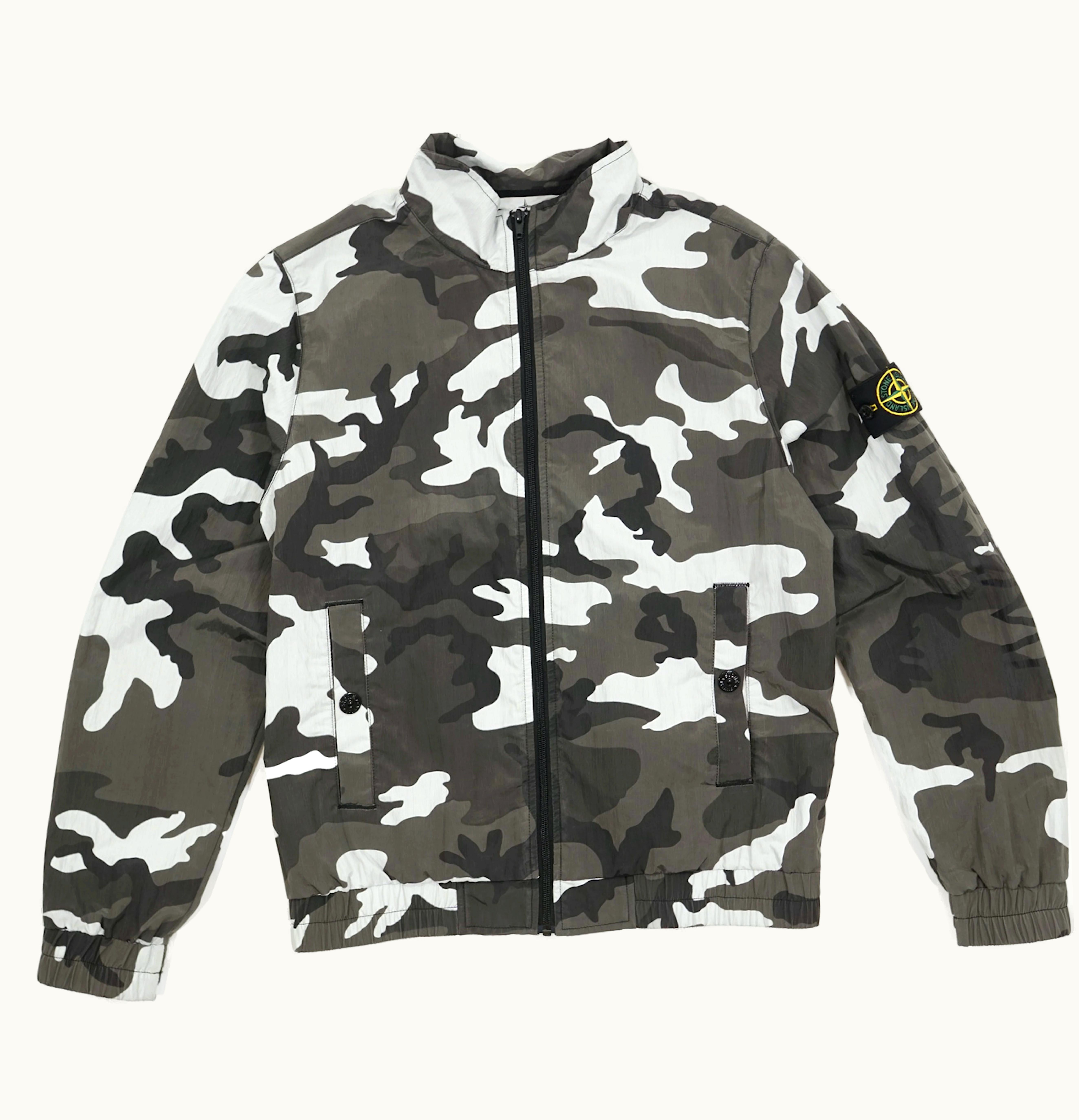 Supreme Supreme Stone Island Nylon Metal Track Jacket Snow Camo