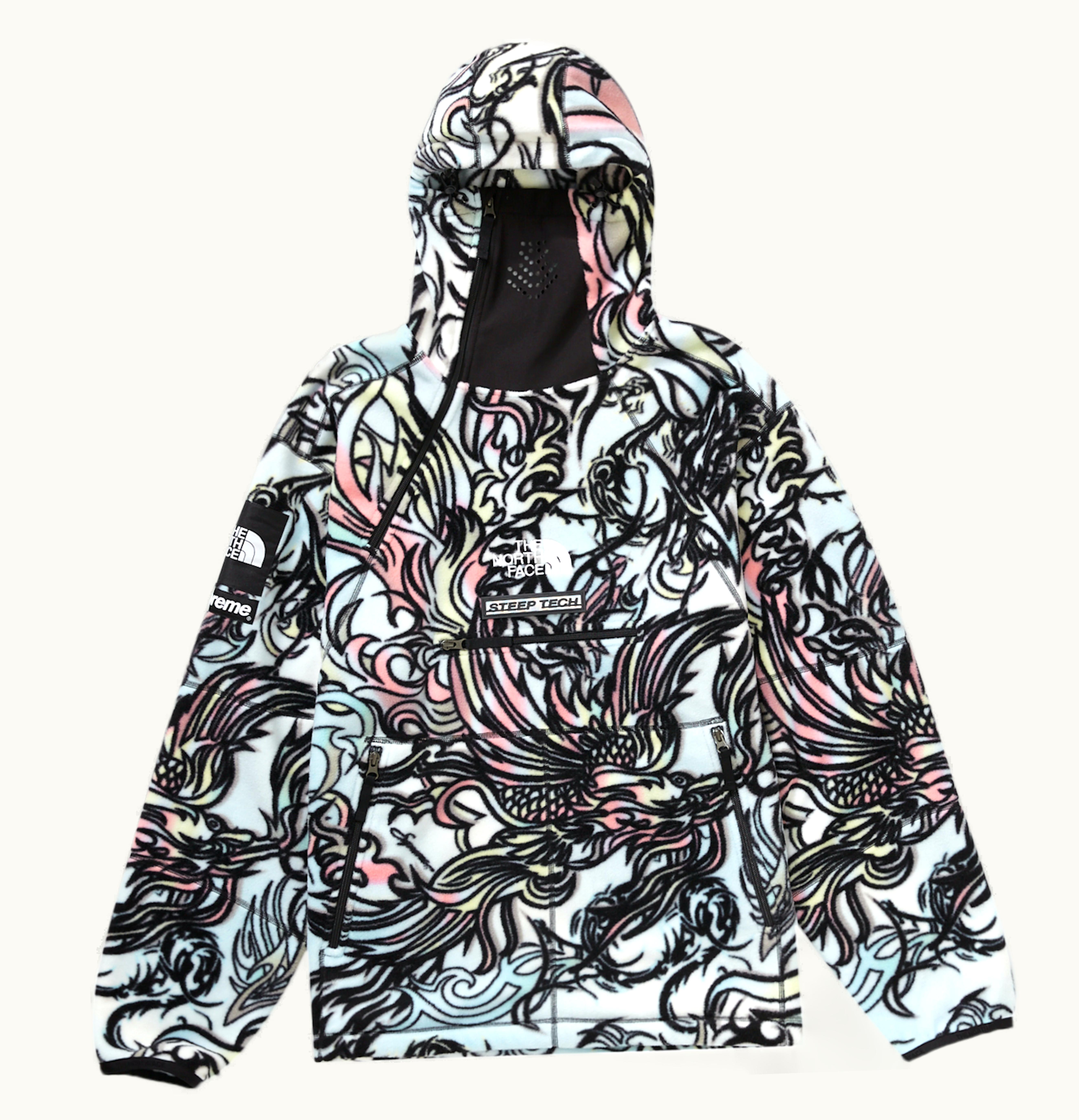 Supreme Supreme The North Face Steep Tech Fleece Pullover Multicolor Dragon