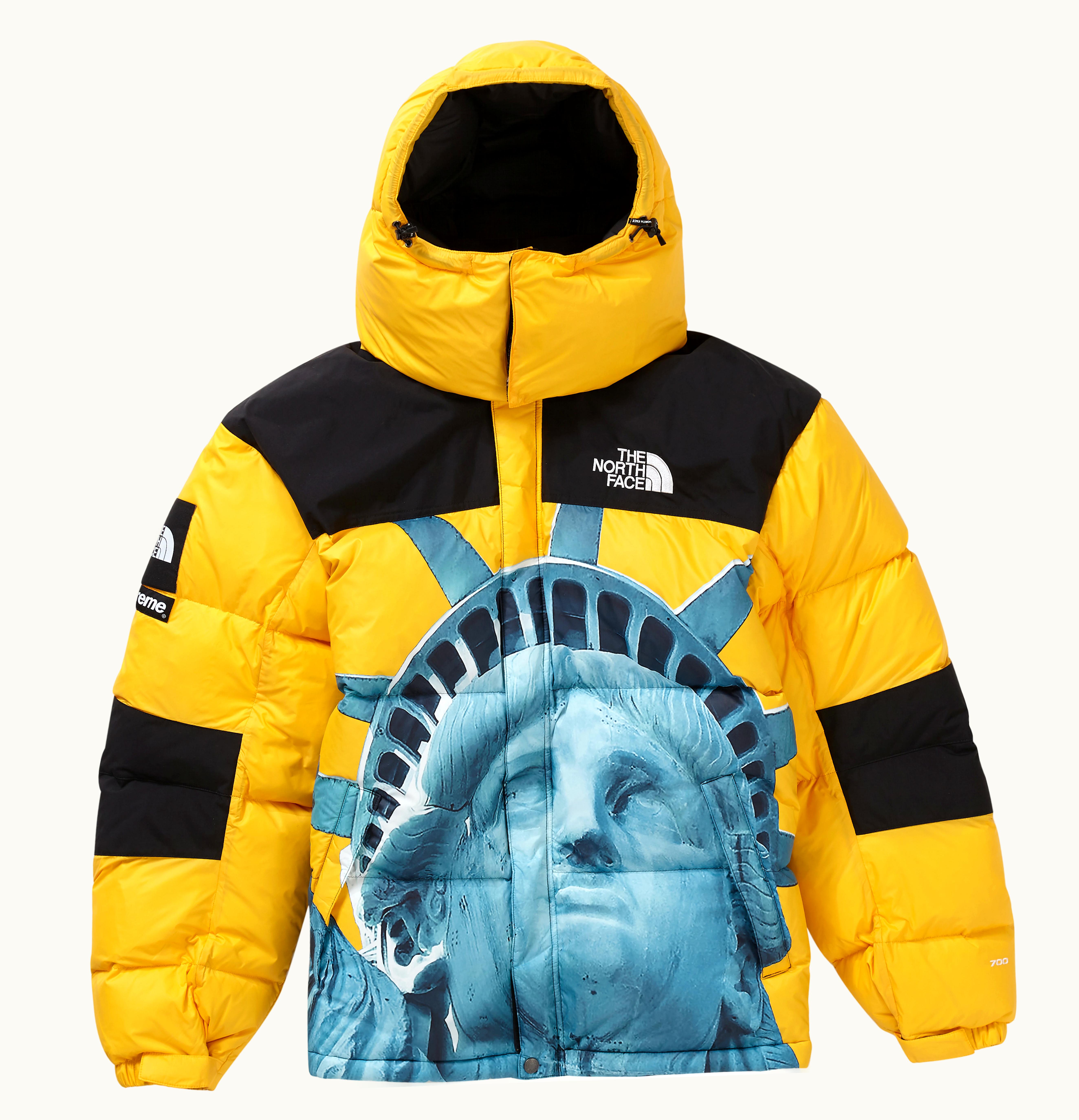 Supreme Supreme The North Face Statue of Liberty Baltoro Jacket Yellow