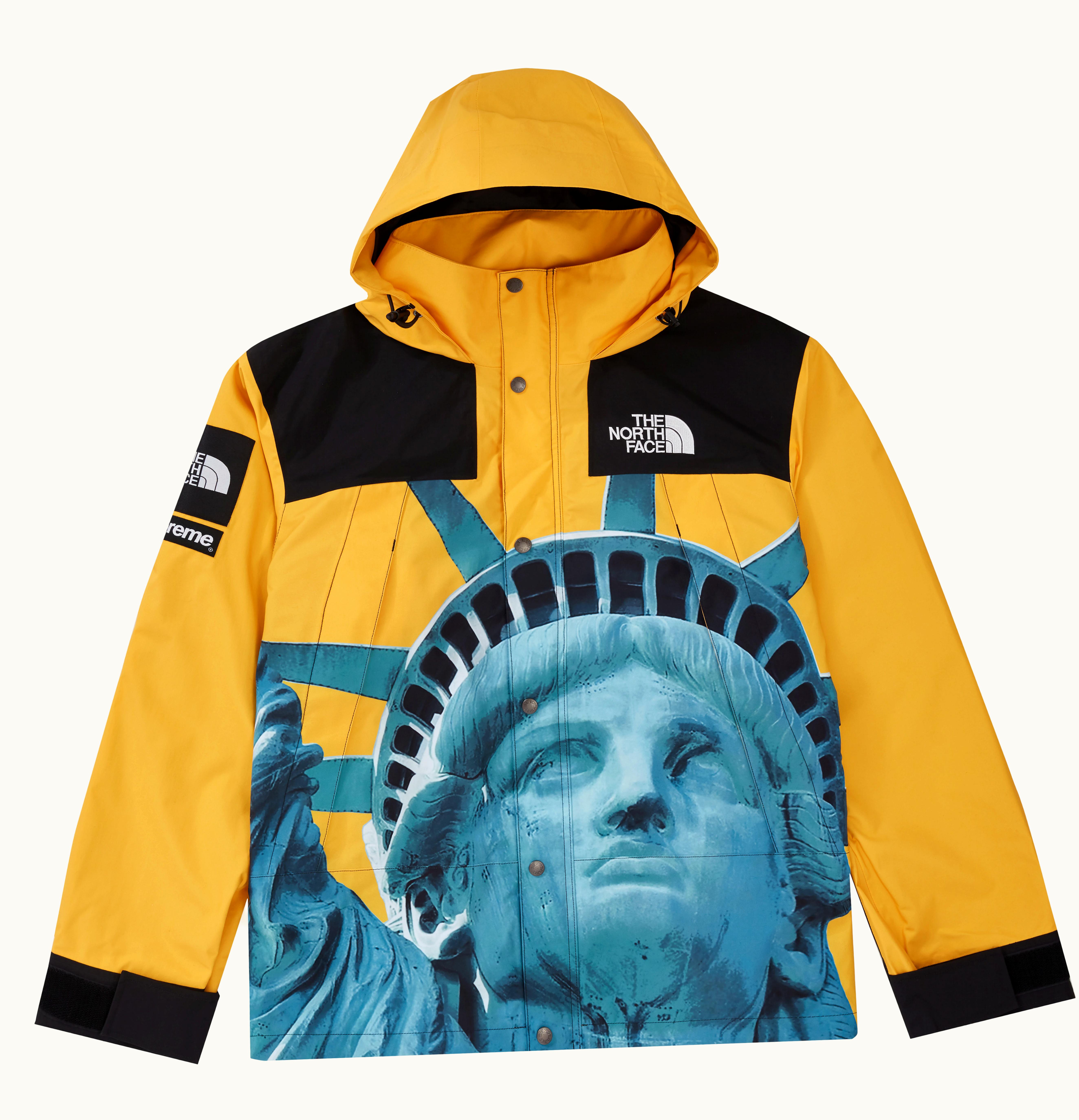 Supreme Supreme The North Face Statue of Liberty Mountain Jacket Yellow