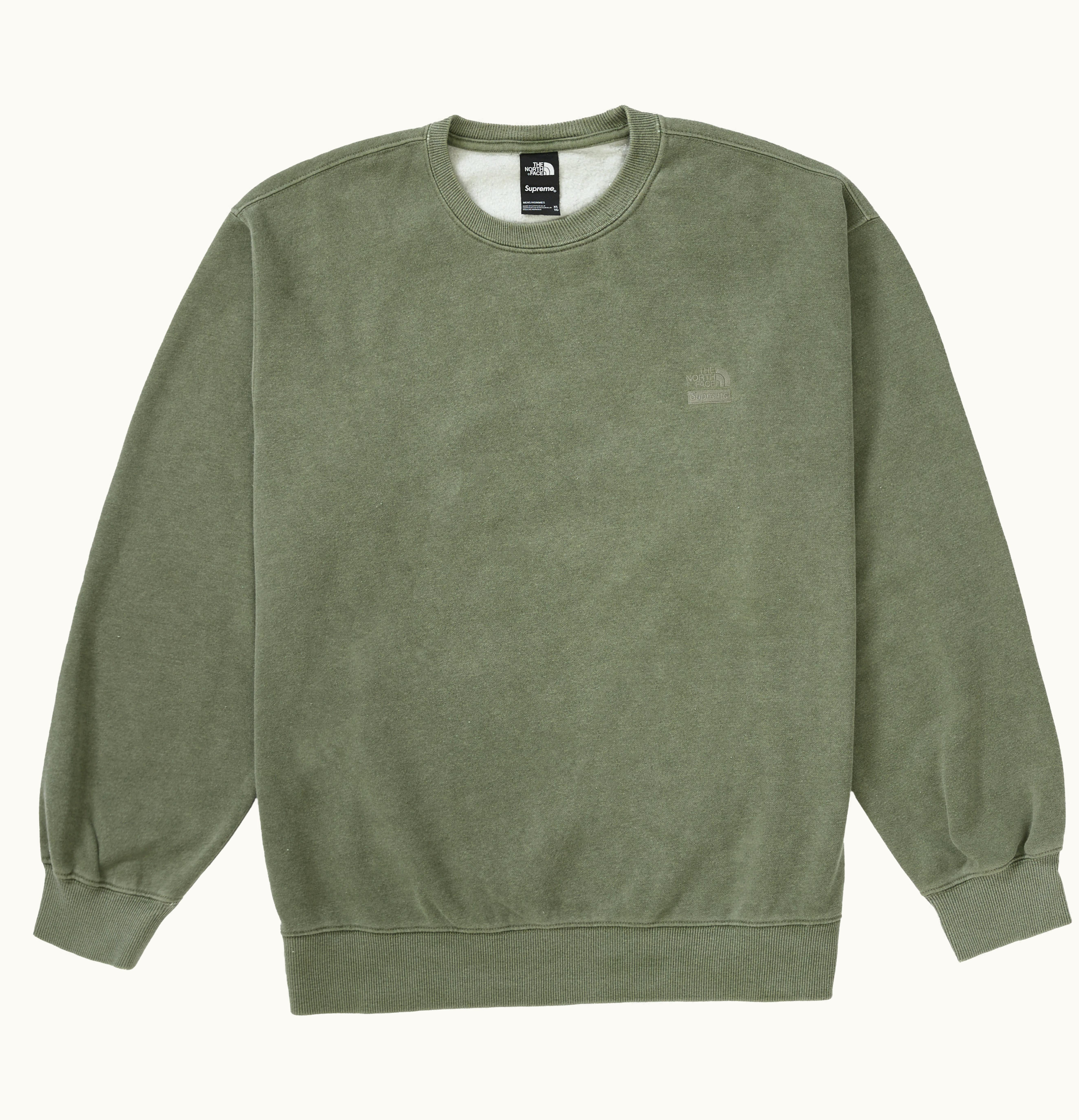 Supreme Supreme The North Face Pigment Printed Crewneck Olive