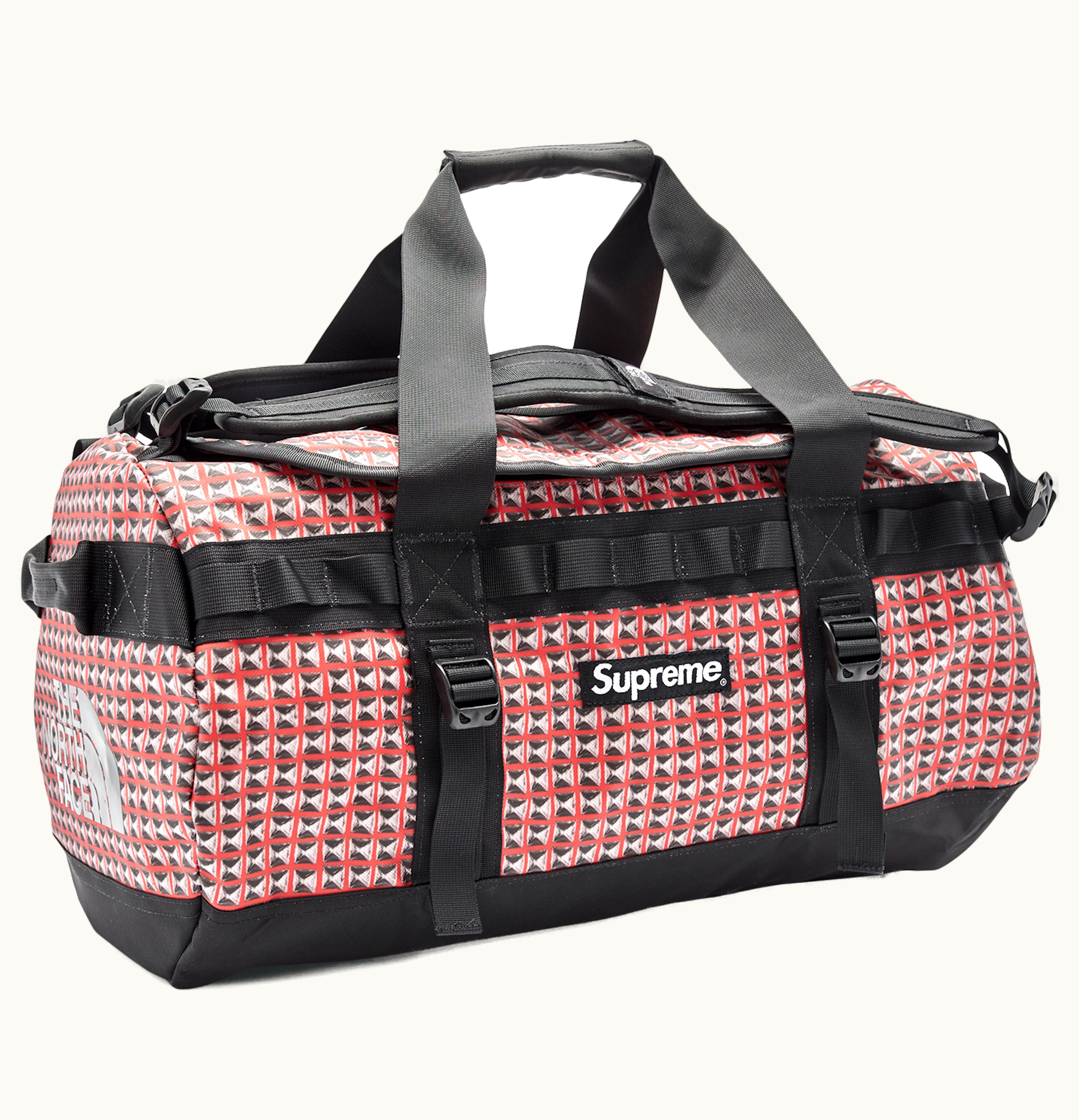 Supreme Supreme The North Face Studded Small Base Camp Duffle Bag Red