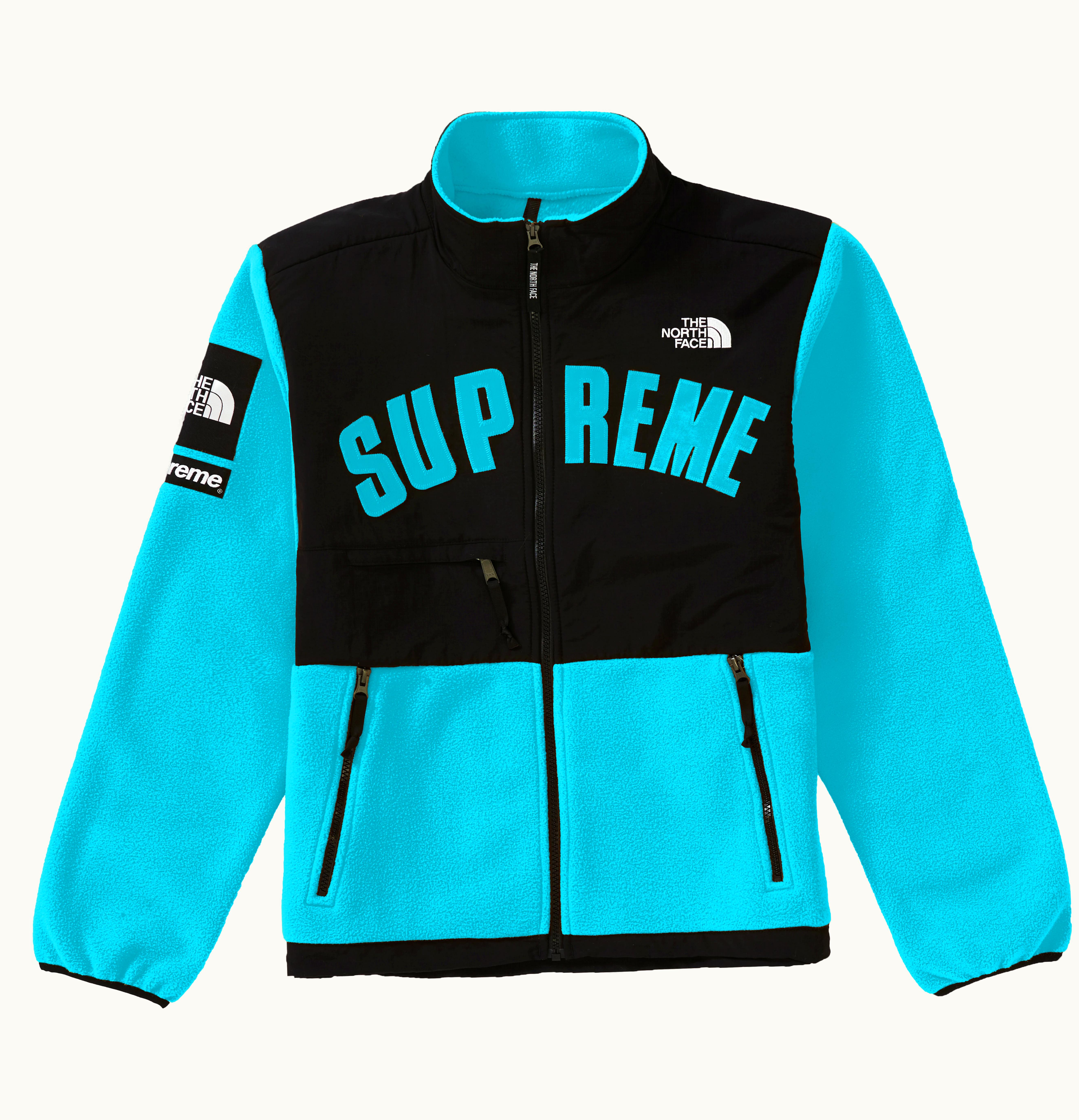 Supreme Supreme The North Face Arc Logo Denali Fleece Jacket Teal