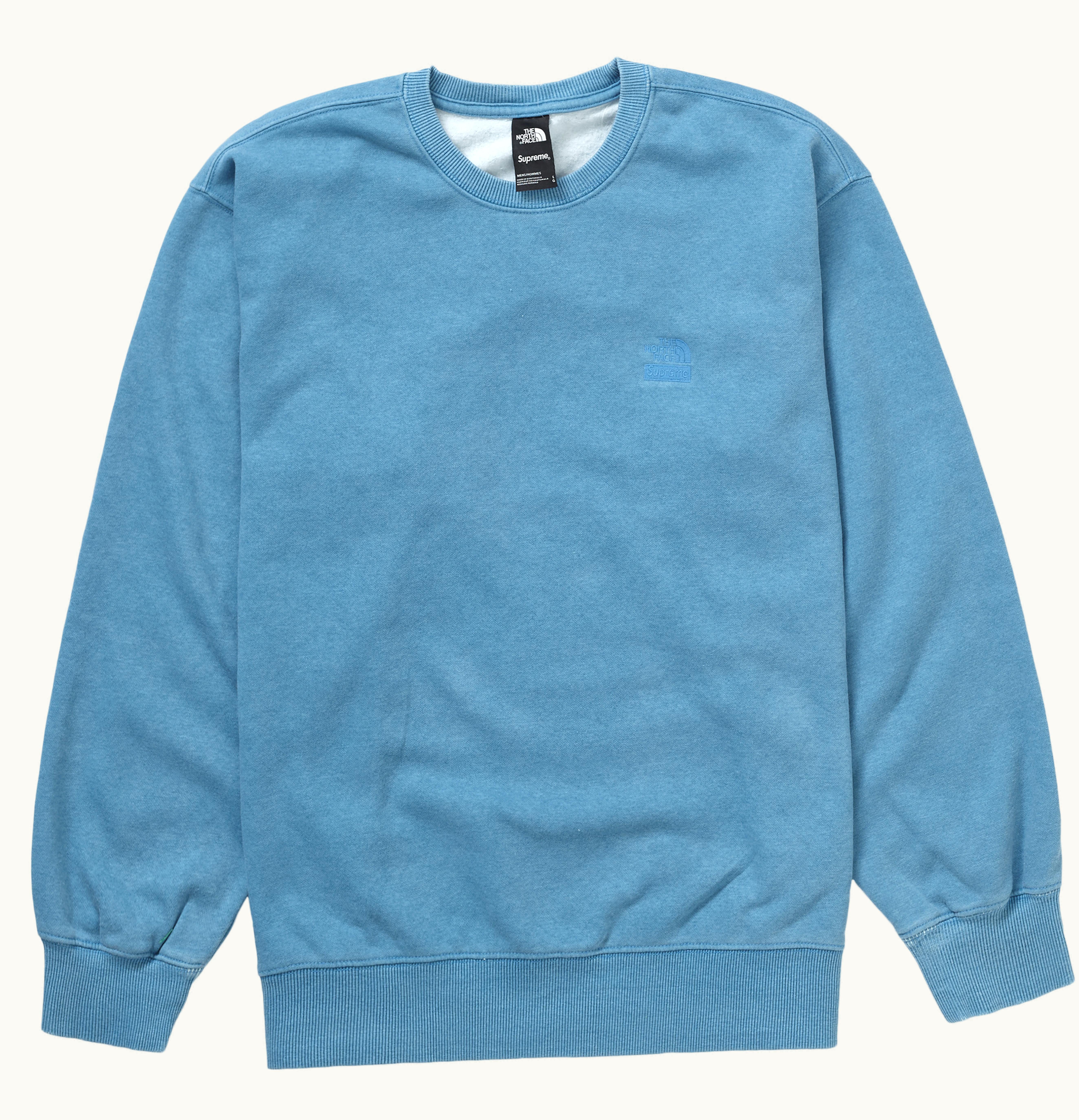 Supreme Supreme The North Face Pigment Printed Crewneck Turquoise
