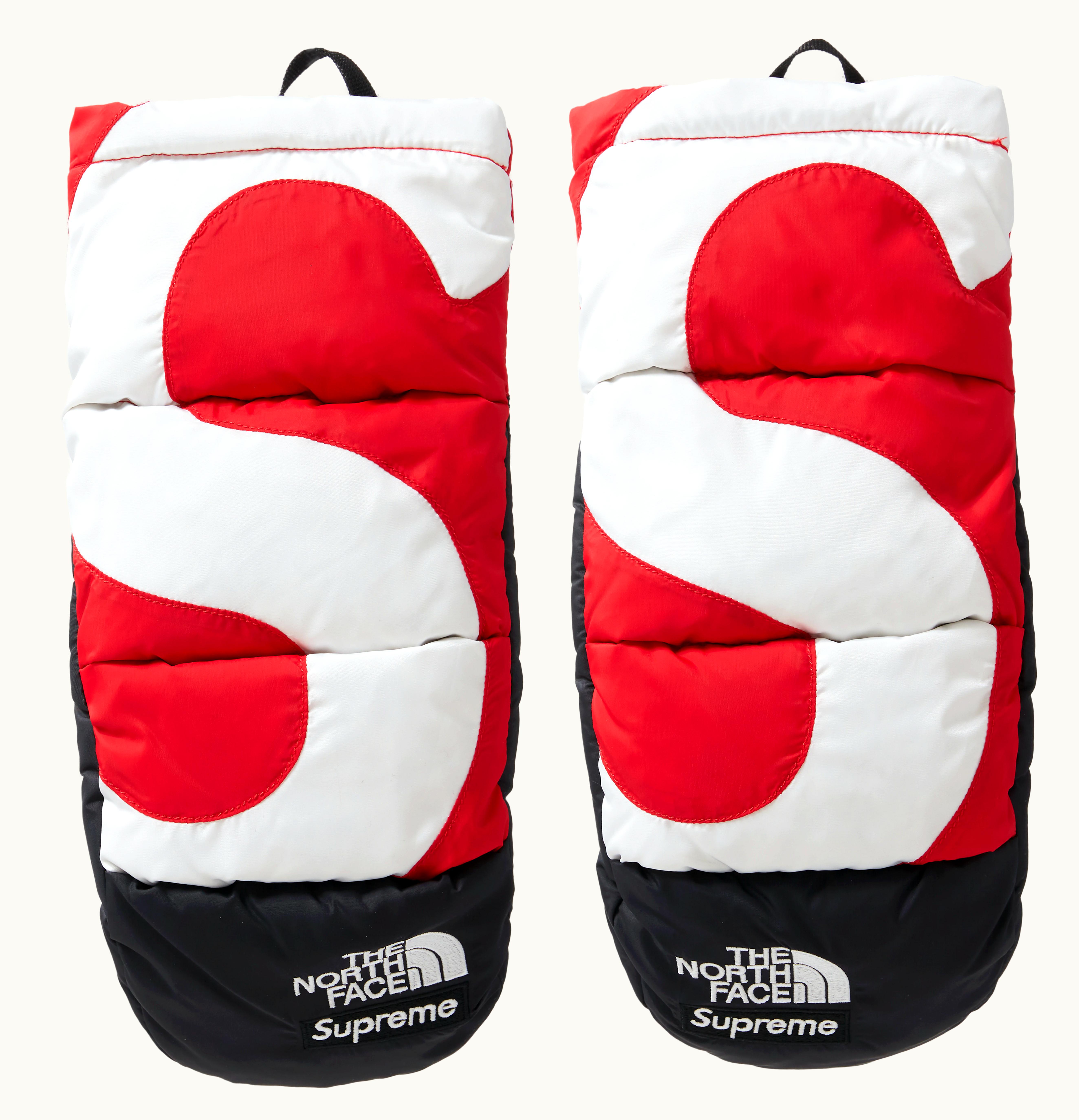 Supreme Supreme The North Face S Logo Nuptse Mitts Red