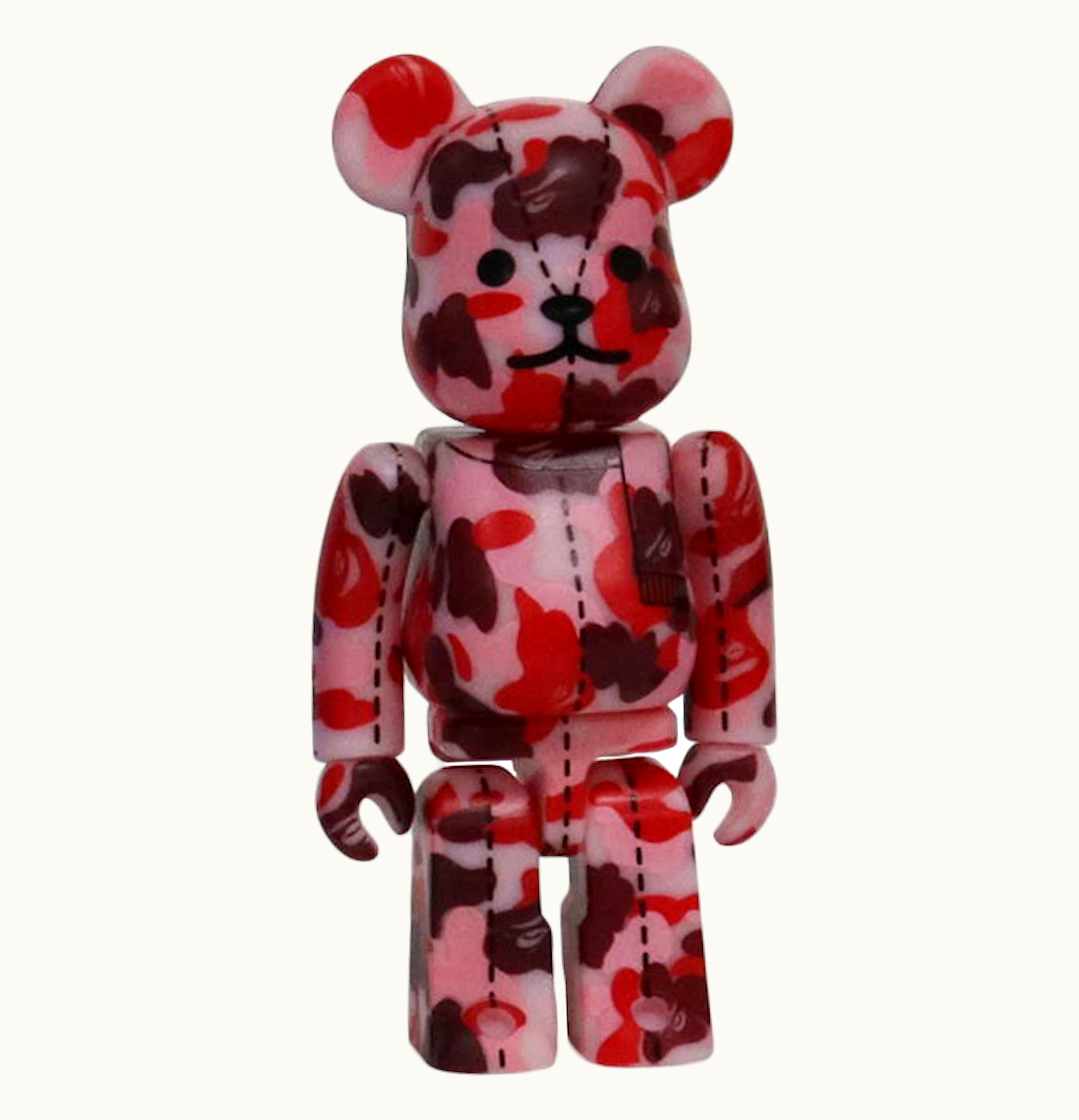 Bearbrick Bearbrick x A Bathing Ape 28th Anniversary Camo 4 100 Red