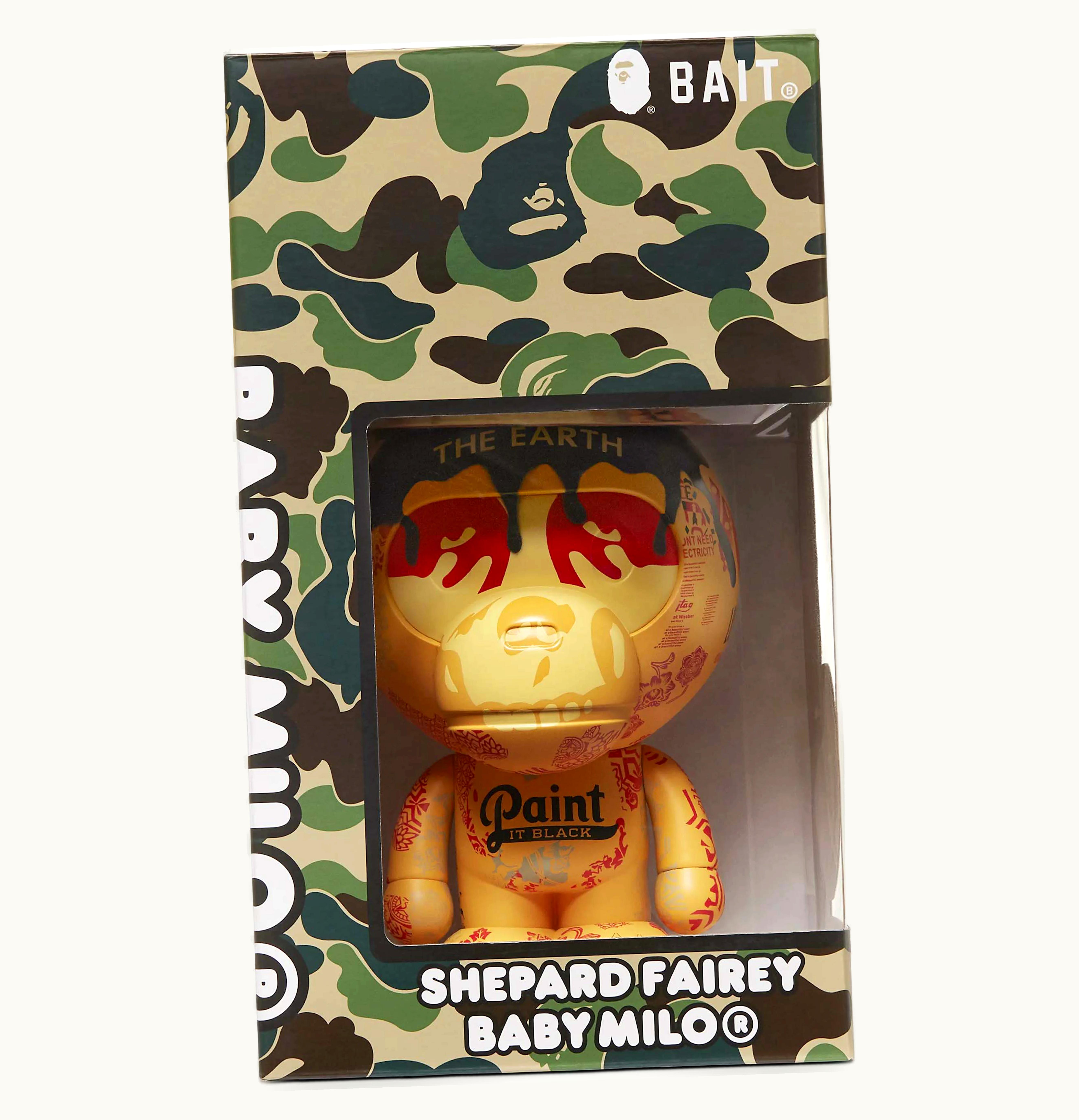 BAPE BAPE A Bathing Ape Baby Milo Artists Collection Shepard Fairey 8 Figure