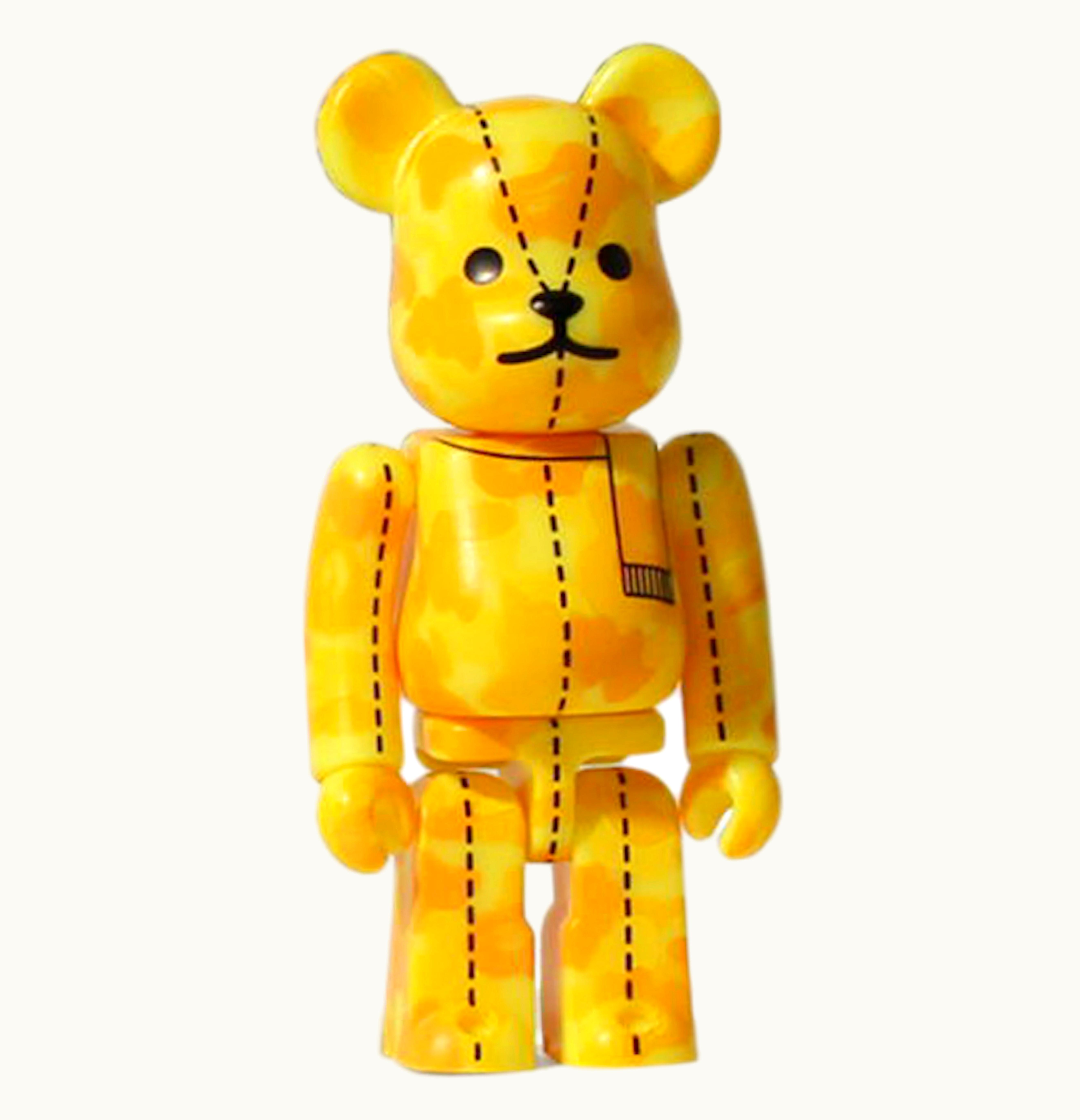 Bearbrick Bearbrick x A Bathing Ape 28th Anniversary Camo 3 100 Yellow