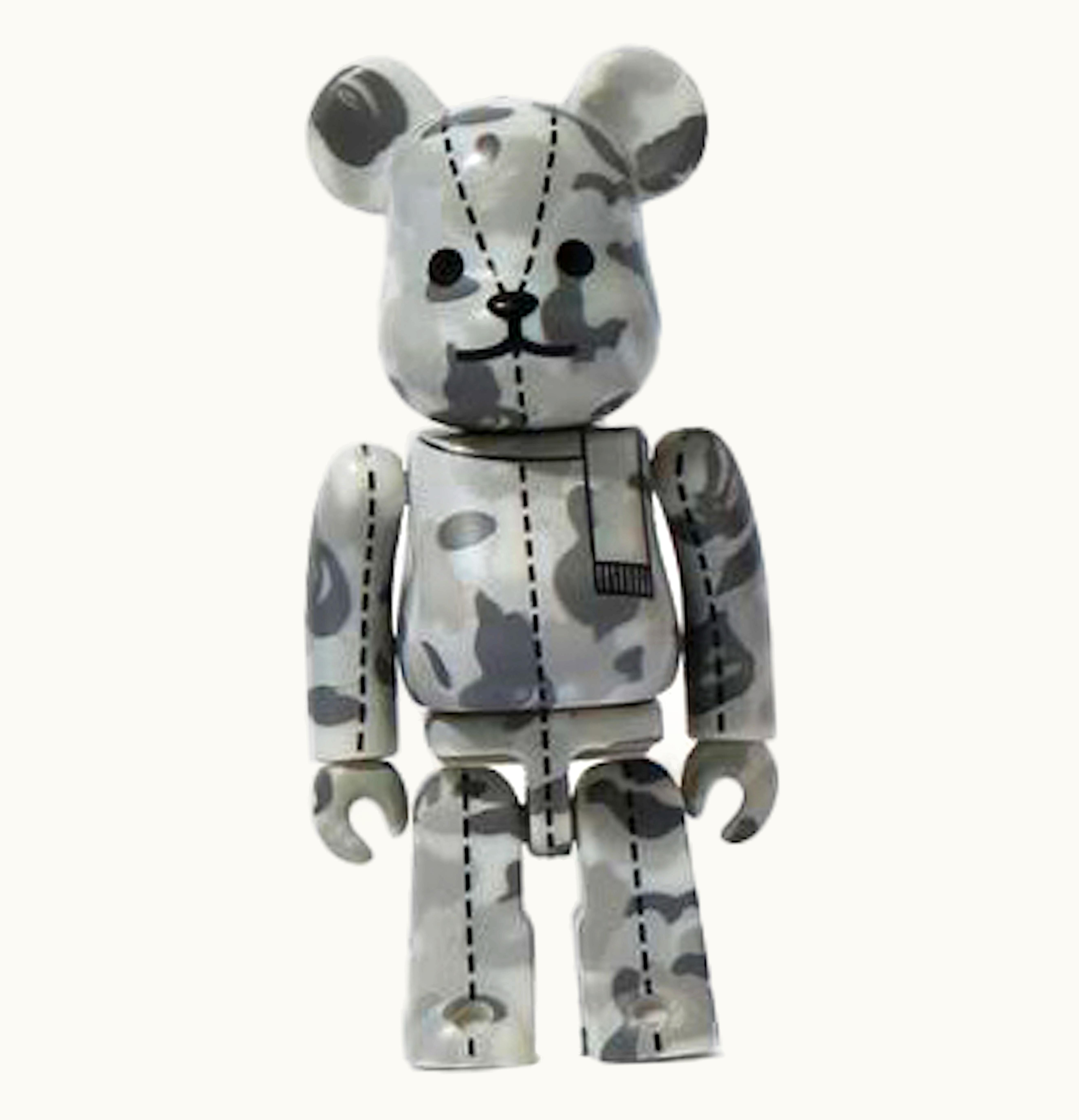 Bearbrick Bearbrick x A Bathing Ape 28th Anniversary Camo 2 100 Grey