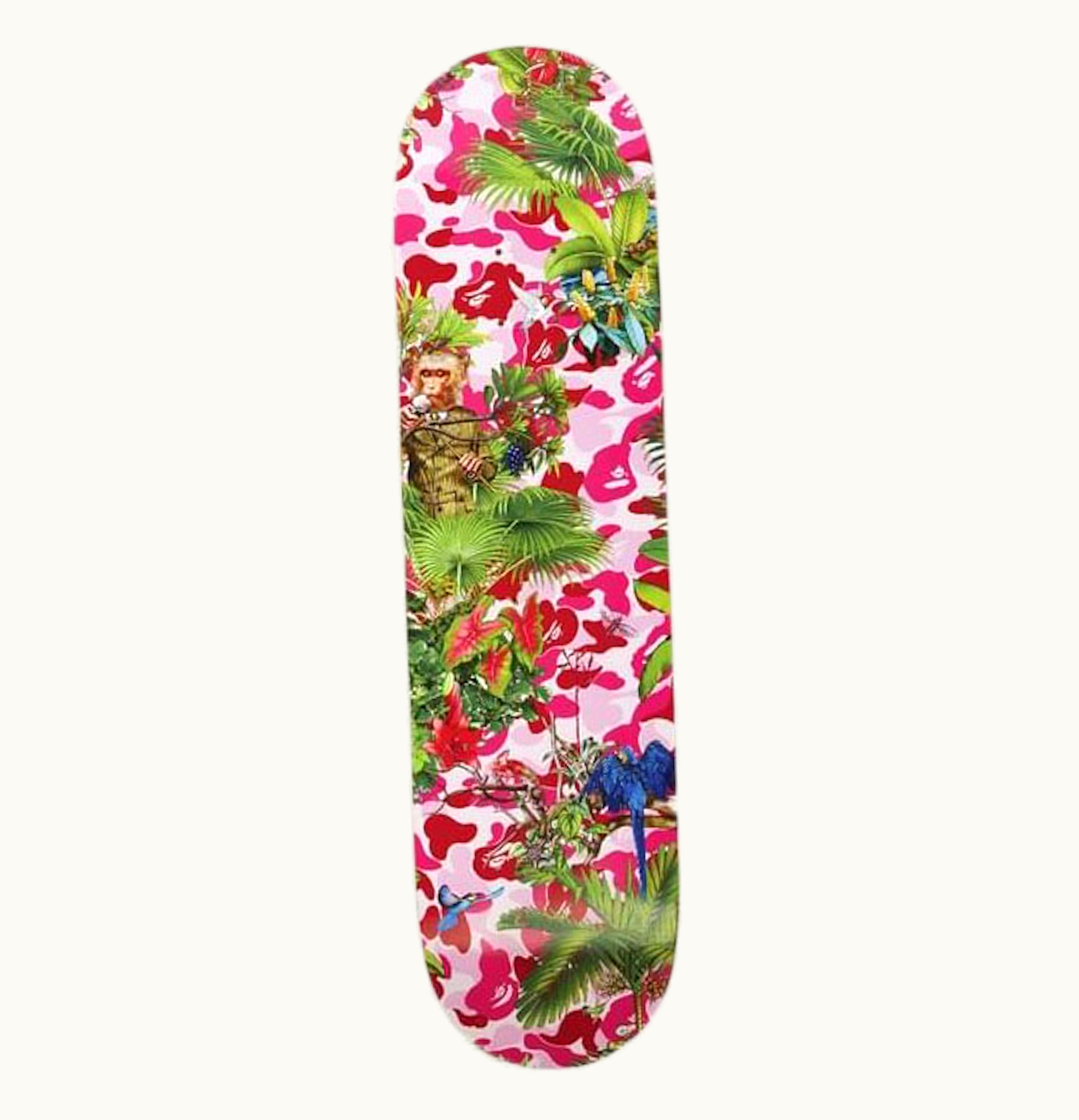 MONKEY 47 MONKEY 47 x A BATHING APE ABC Camo Skateboard Deck Pink