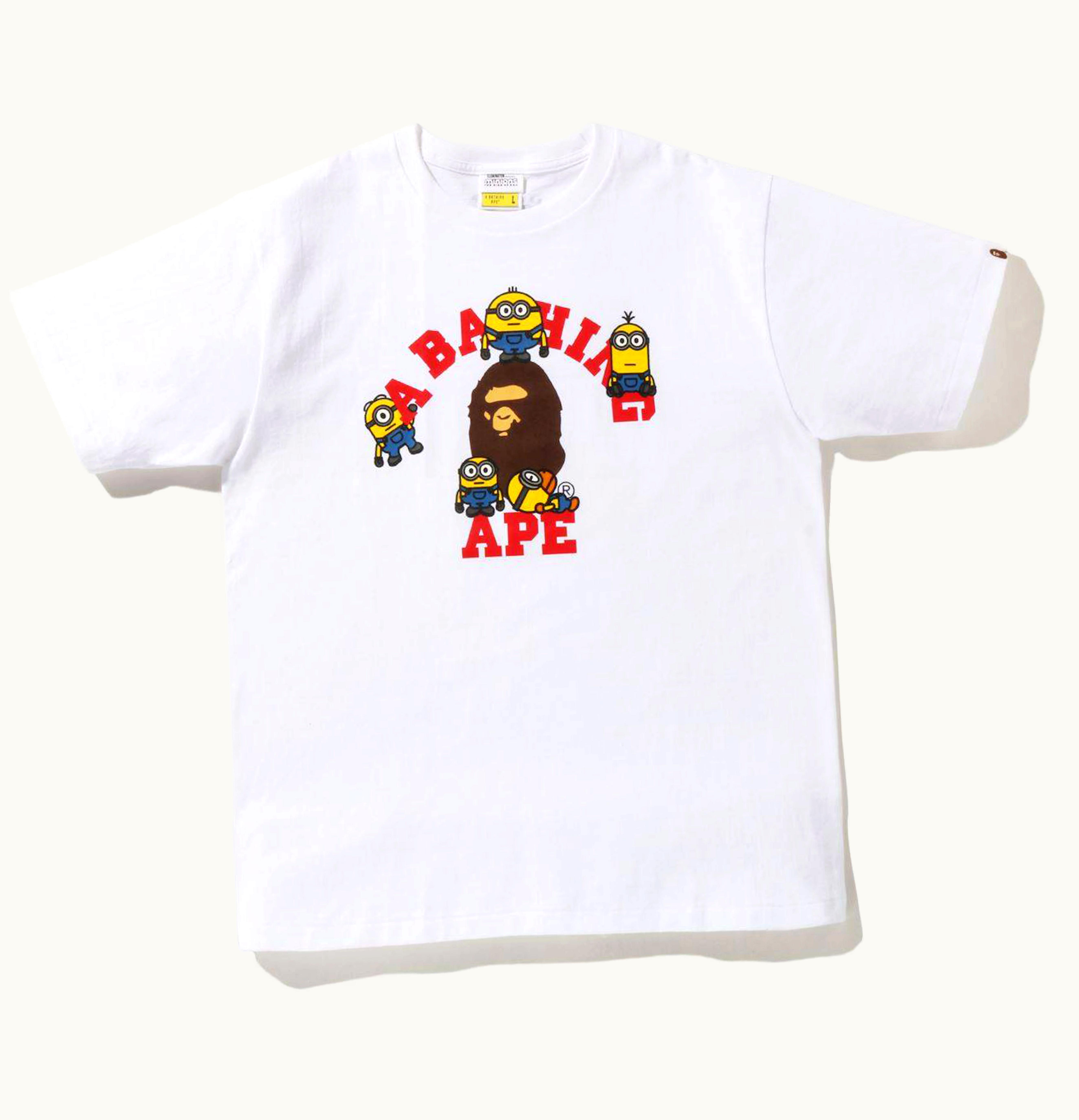 BAPE BAPE x Minions 01 Kids Tee White