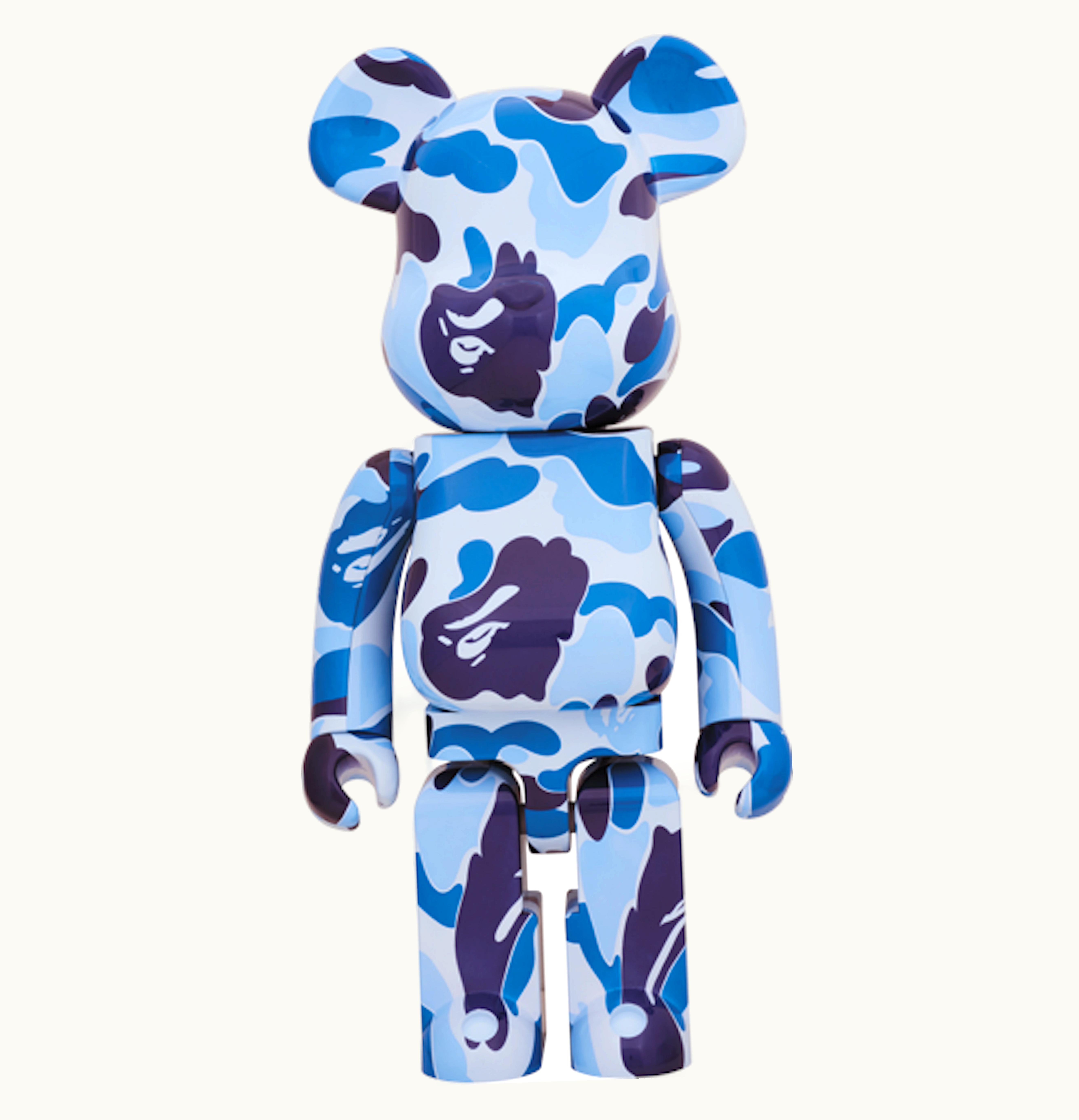 Bearbrick Bearbrick x A Bathing Ape ABC Camo 1000 Blue