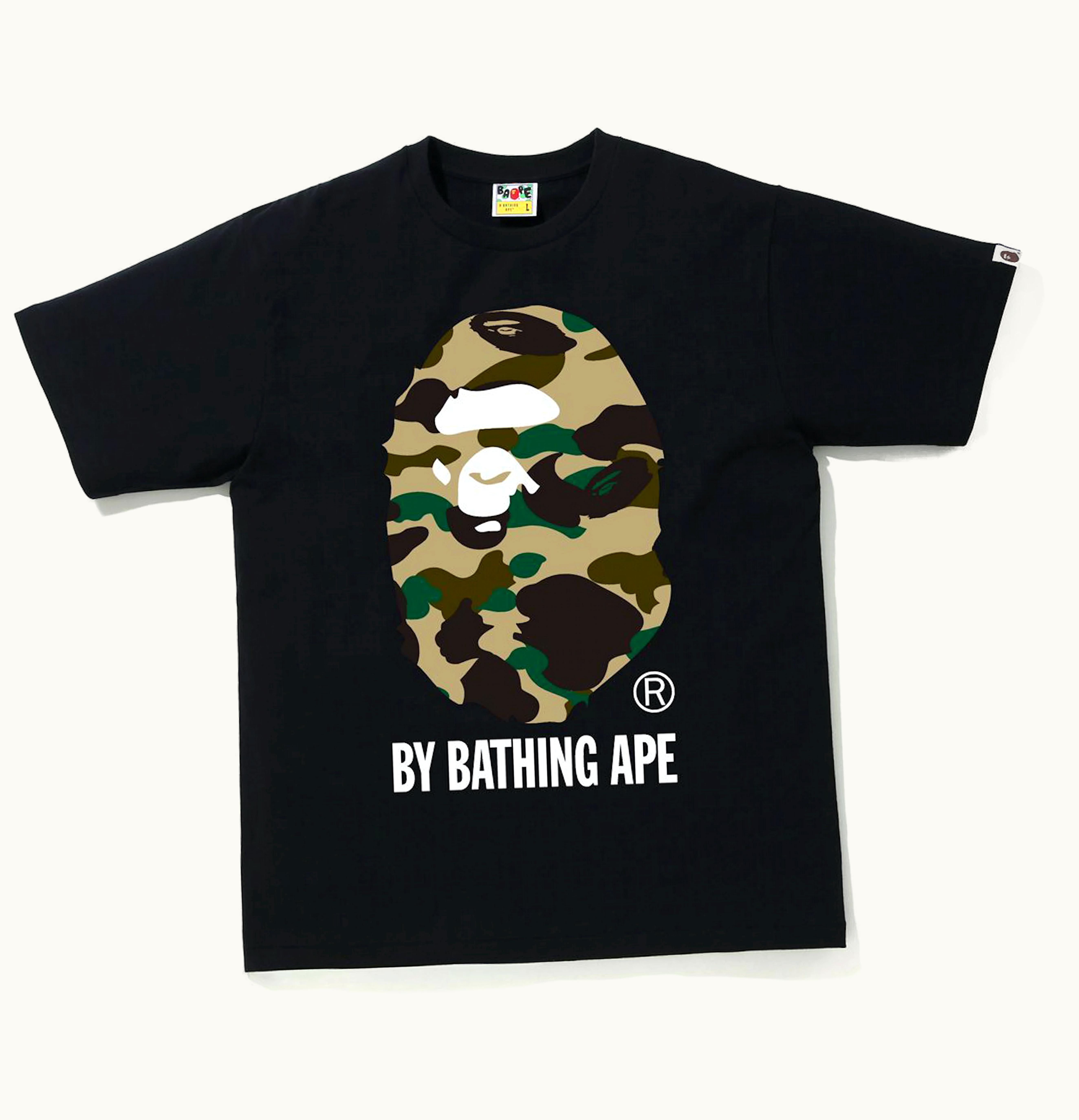 BAPE BAPE 1st Camo By Bathing Ape Tee Black Yellow FW21