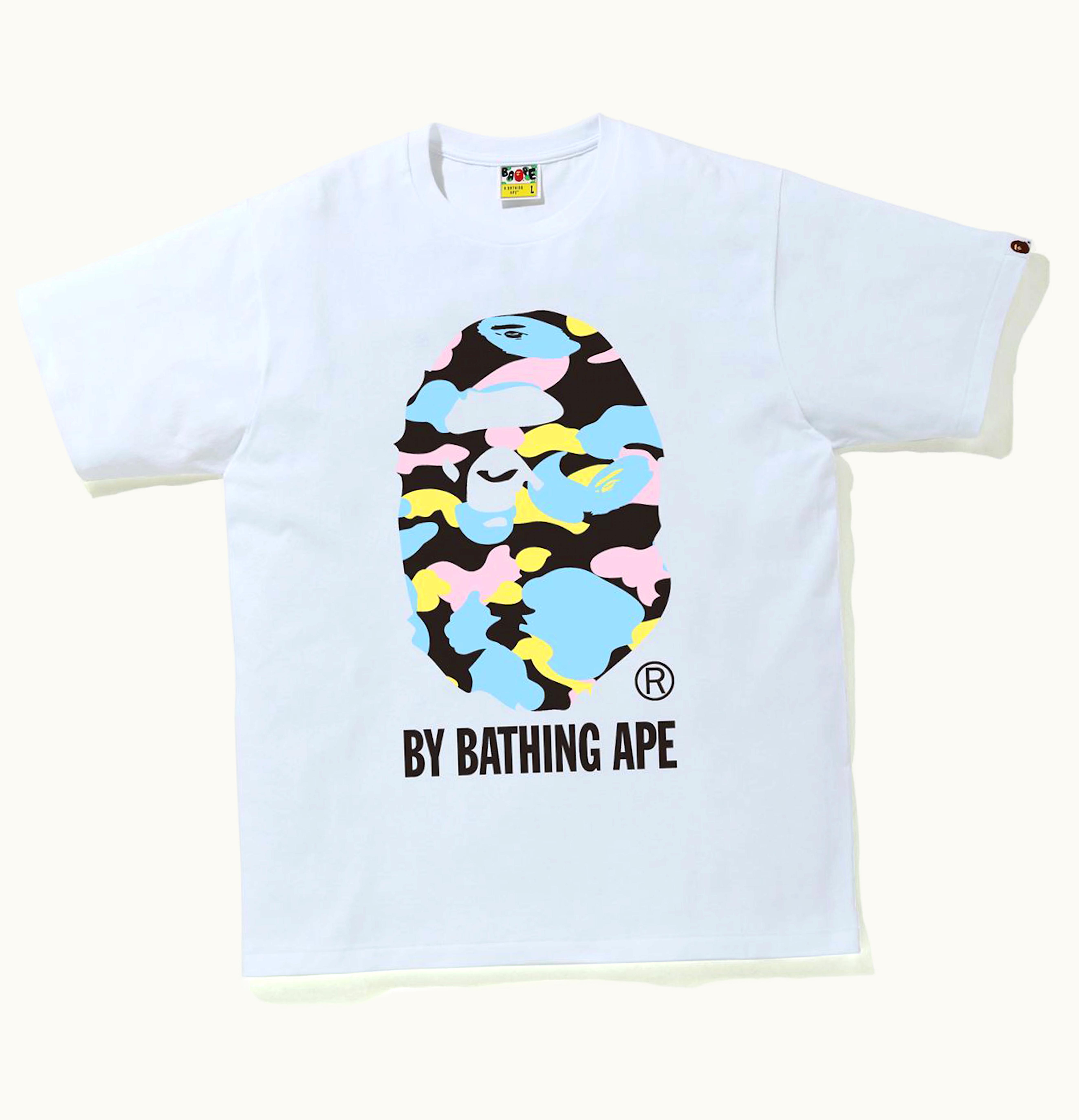 BAPE BAPE New Multi Camo By Bathing Ape Tee White