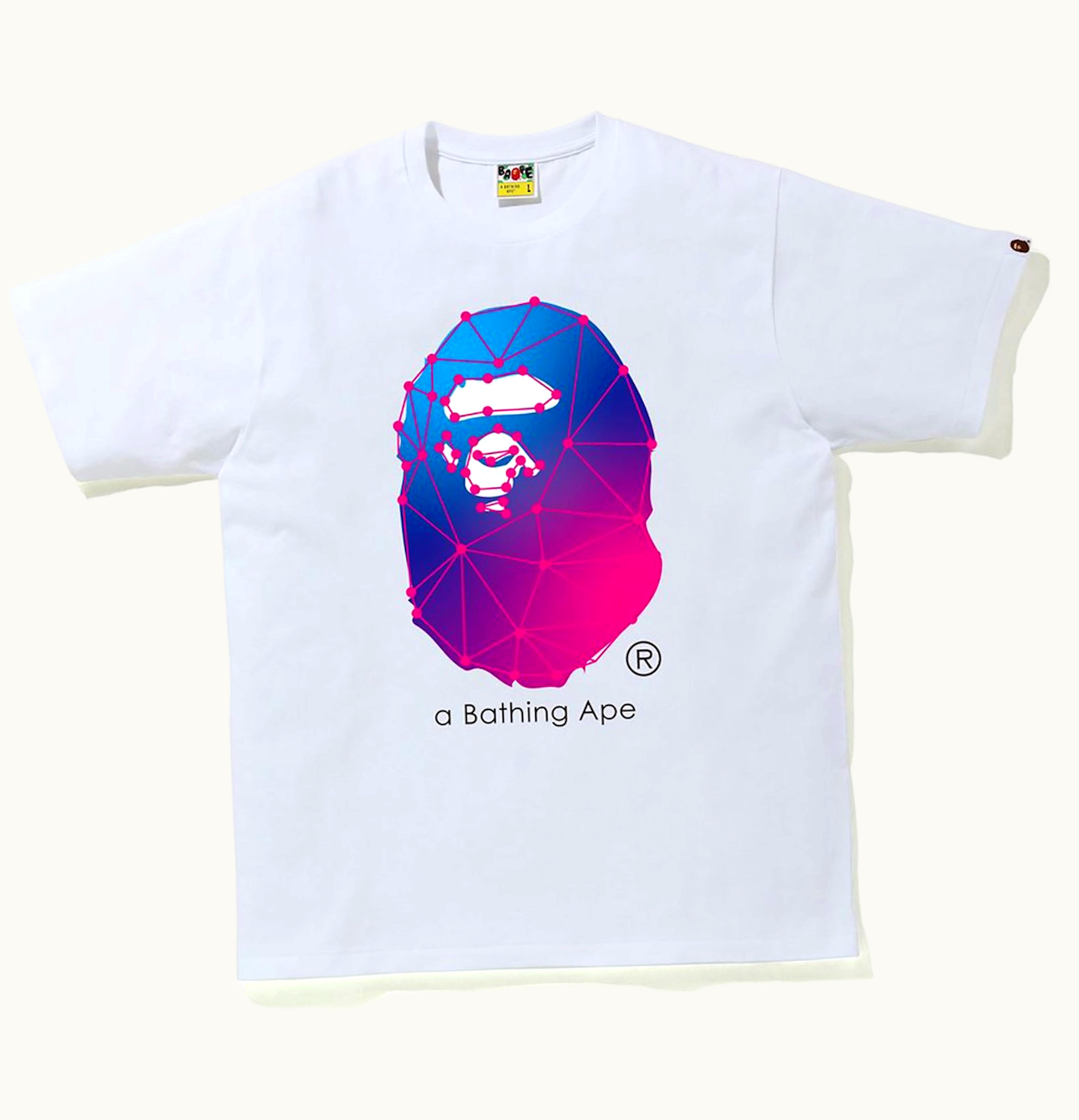BAPE BAPE A Bathing Ape Spider Web Tee White