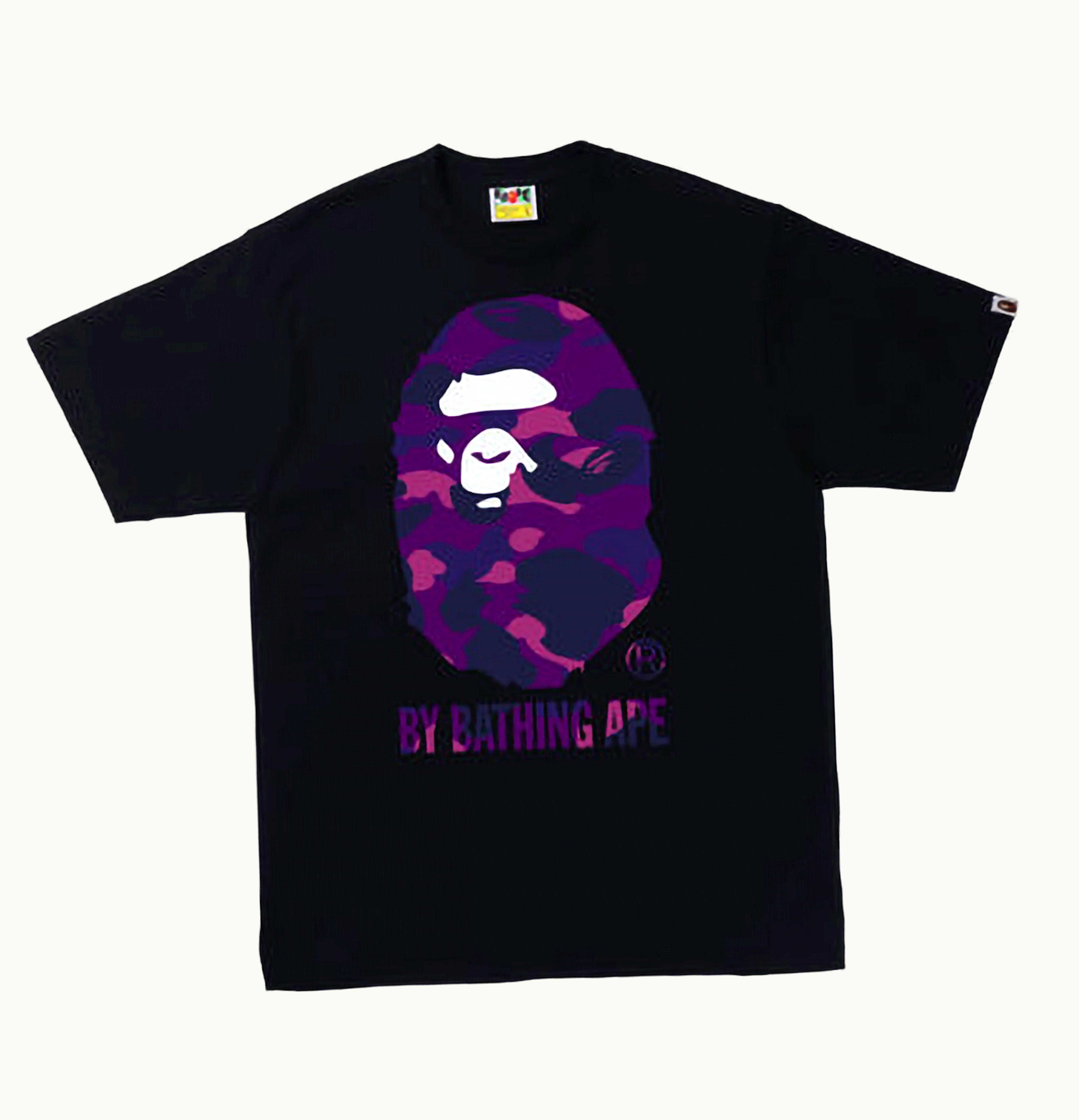 BAPE BAPE Color Camo By Bathing Ape Tee SS22 Black Purple
