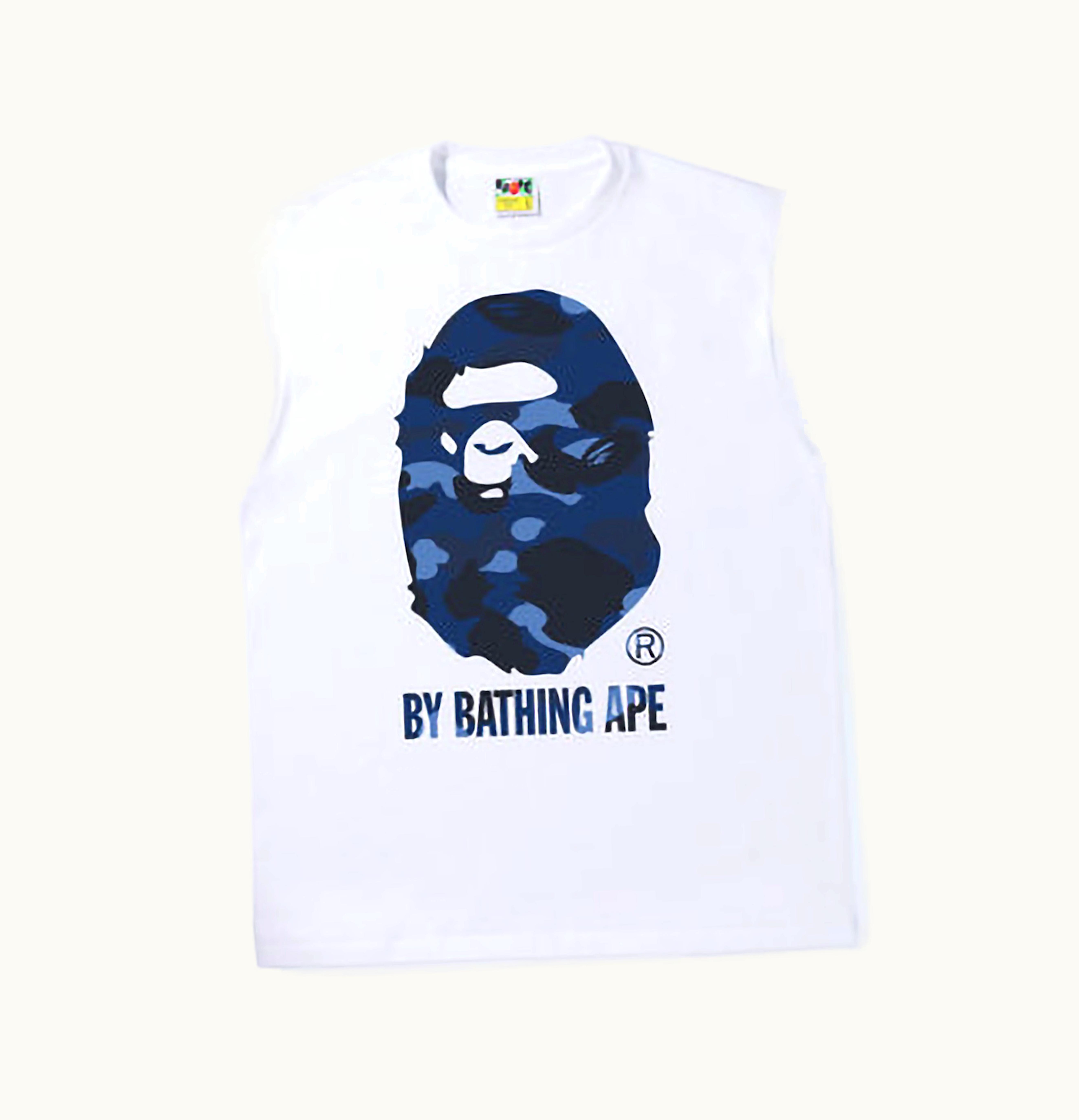 BAPE BAPE Color Camo By Bathing Ape Tee SS22 White Navy