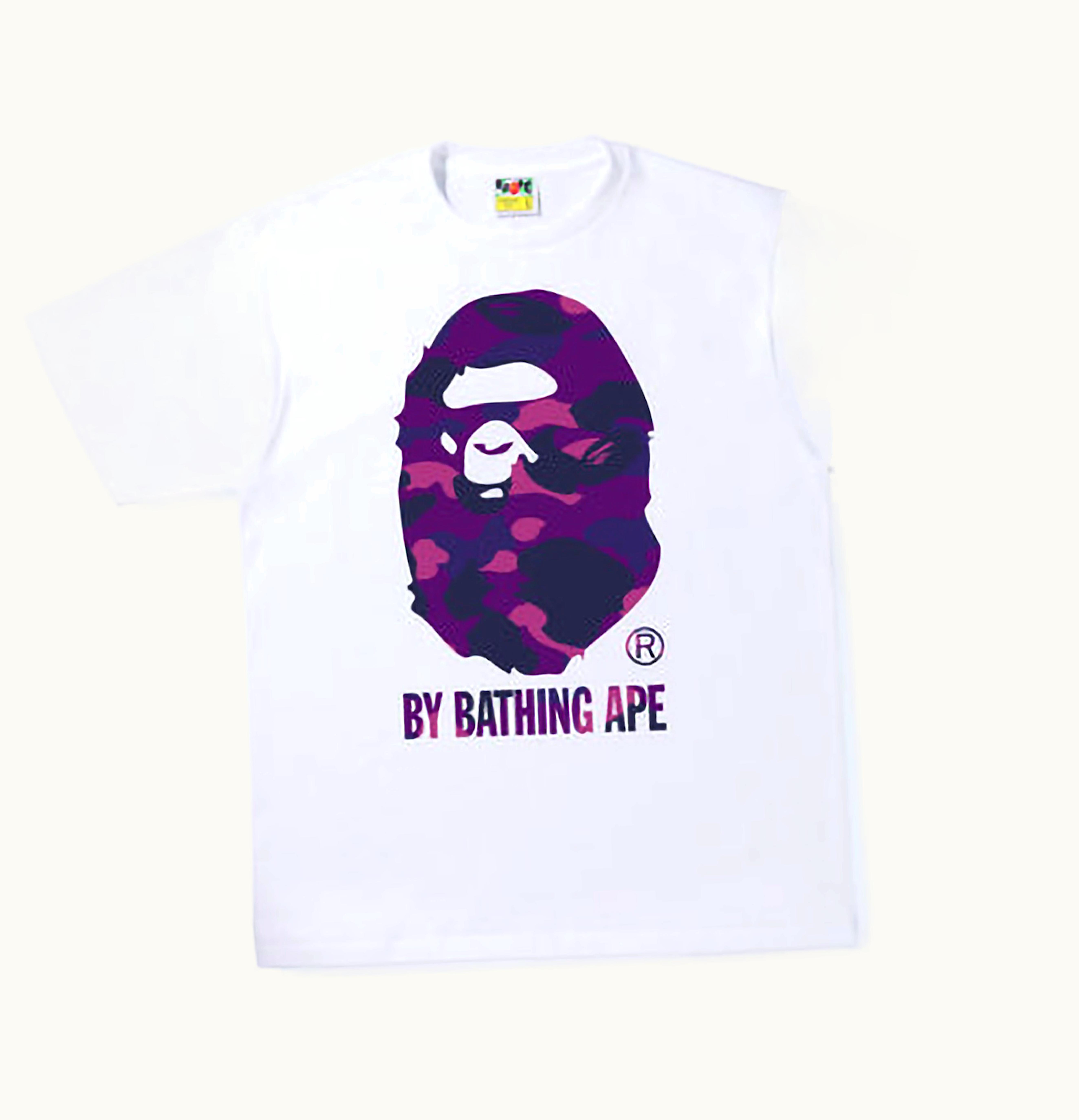 BAPE BAPE Color Camo By Bathing Ape Tee SS22 White Purple