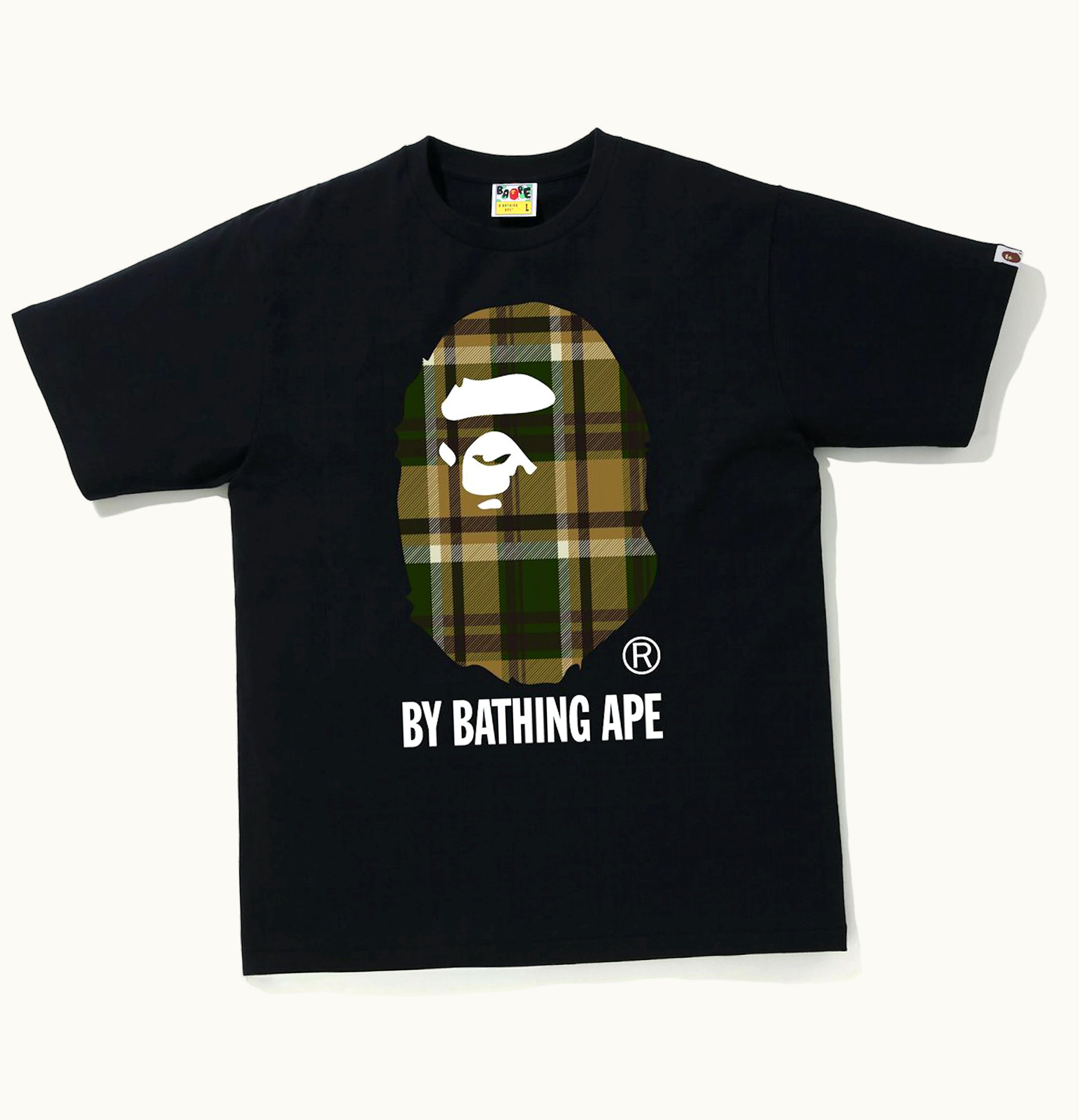 BAPE BAPE Check By Bathing Ape Tee Black Green FW21