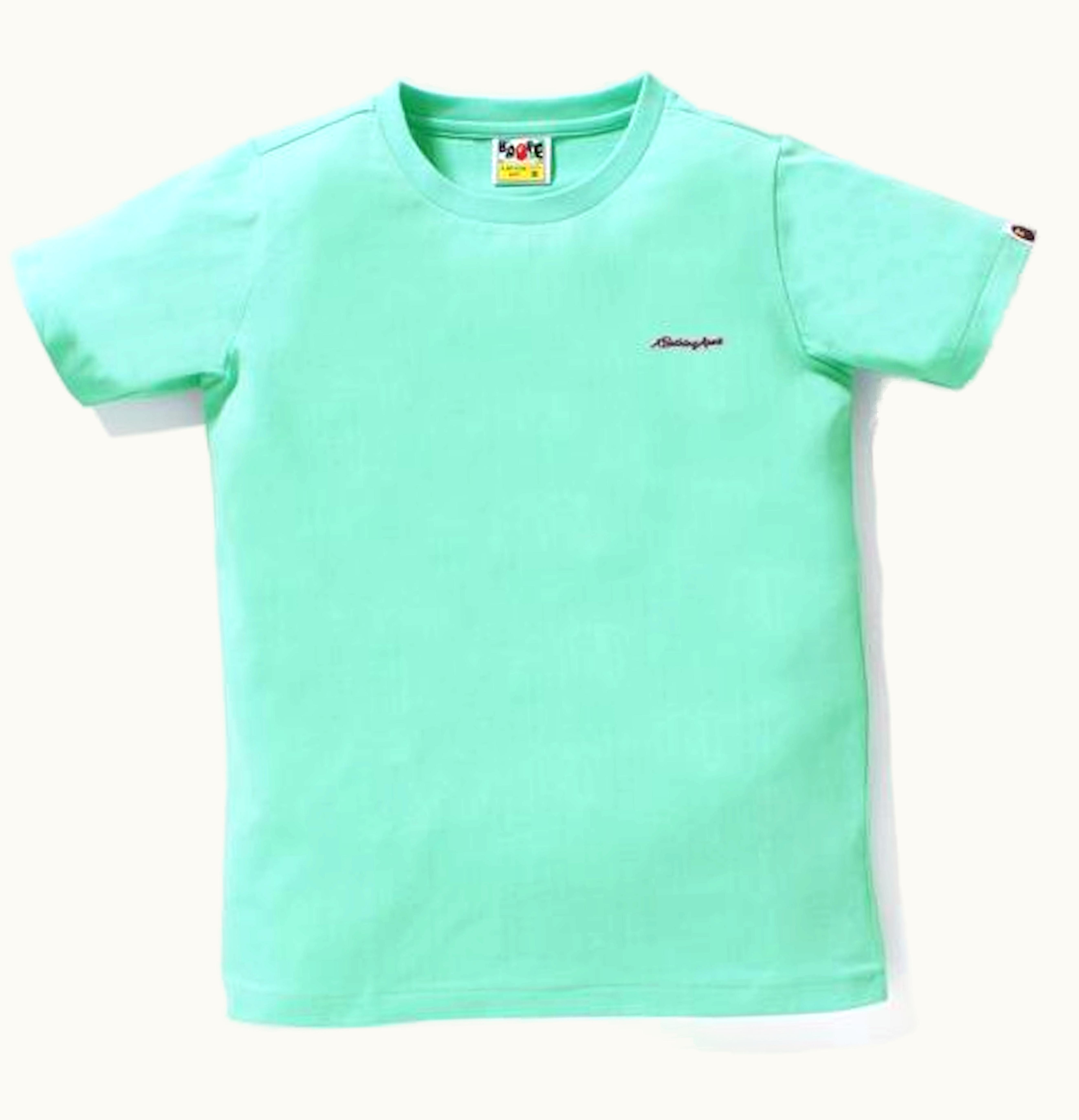 BAPE BAPE A Bathing Ape Patch Tee Green Ladies