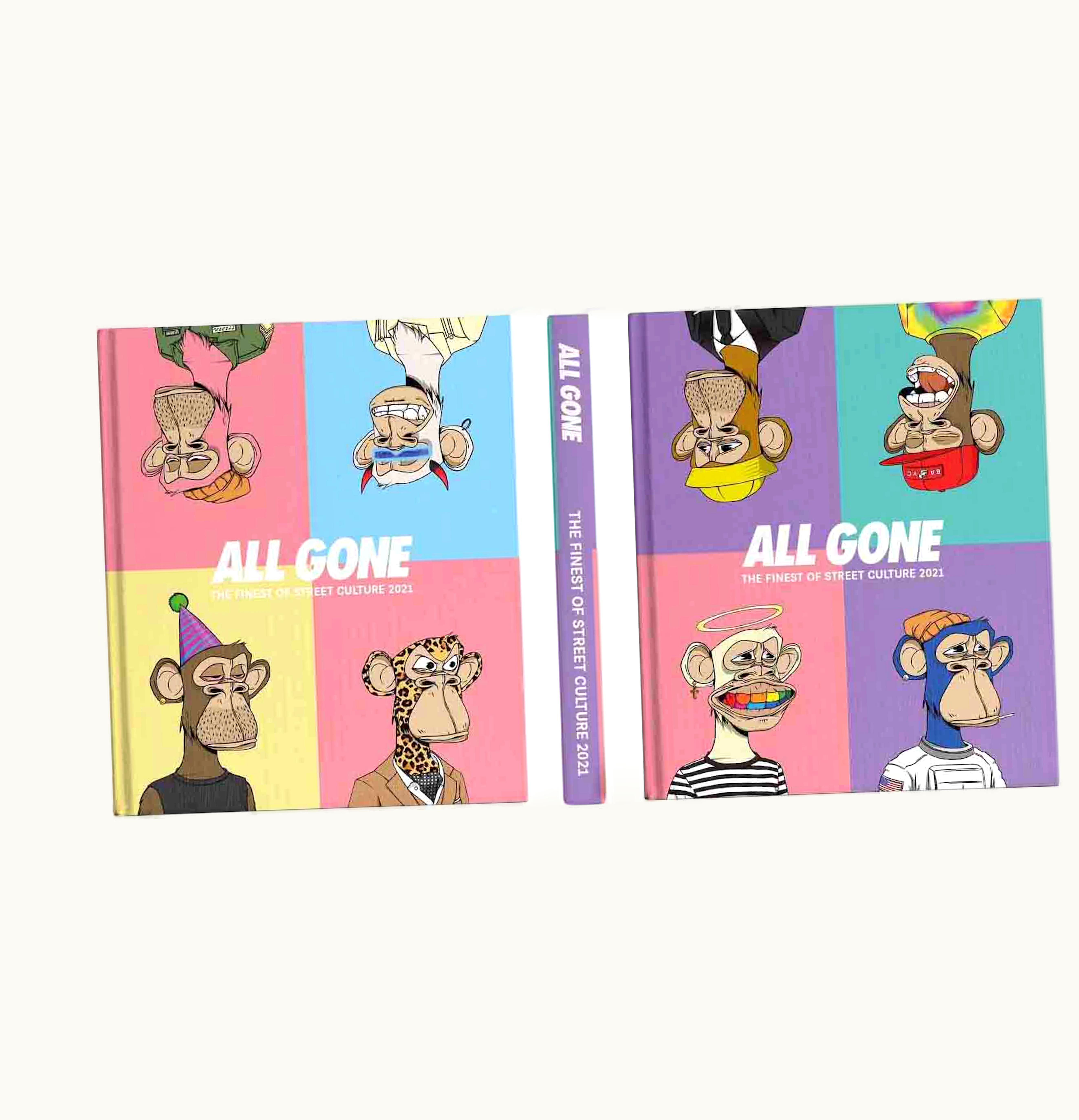 All Gone All Gone x Bored Ape Yacht Club Covers A B Book Set