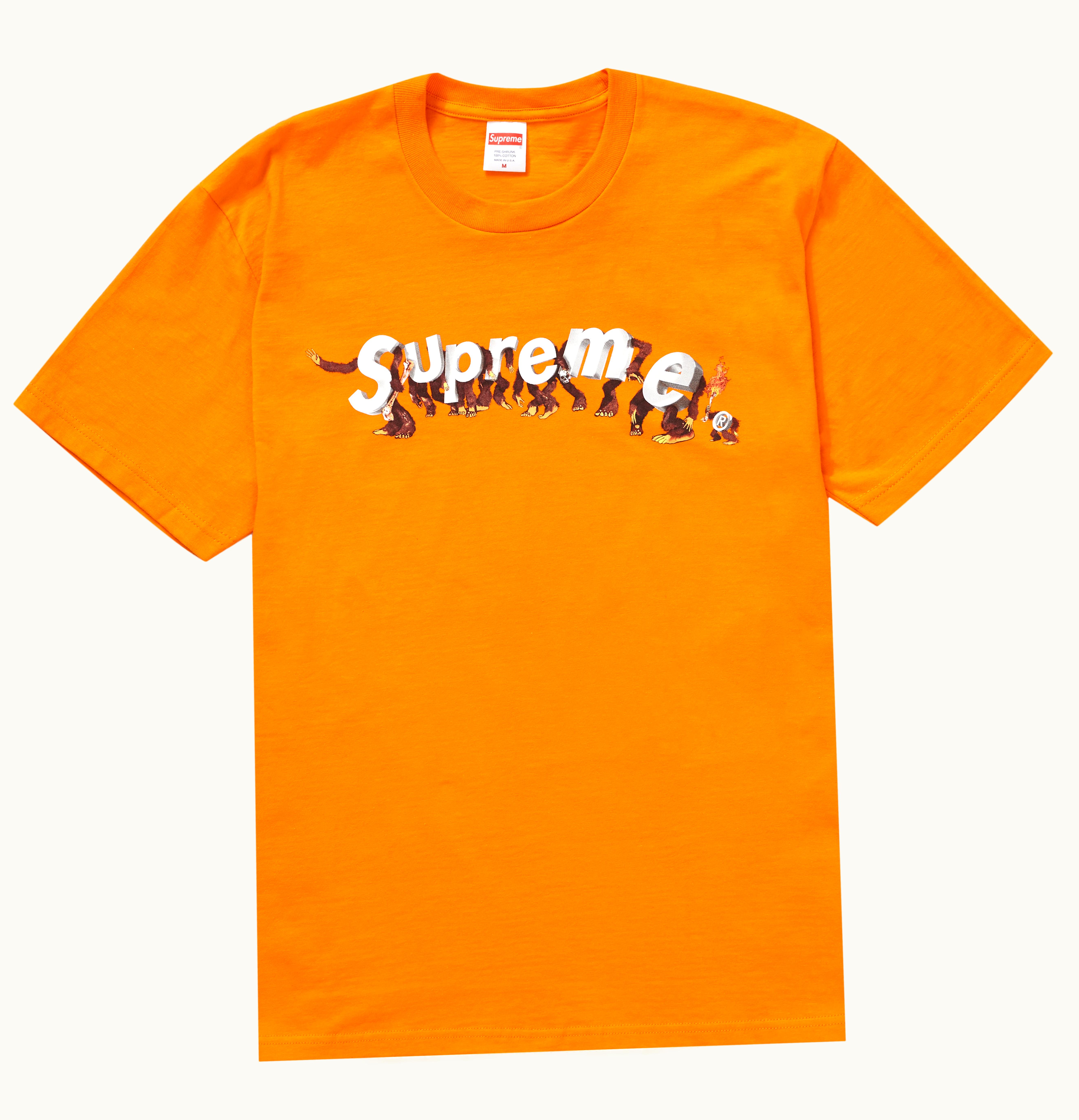 Supreme Supreme Apes Tee Orange