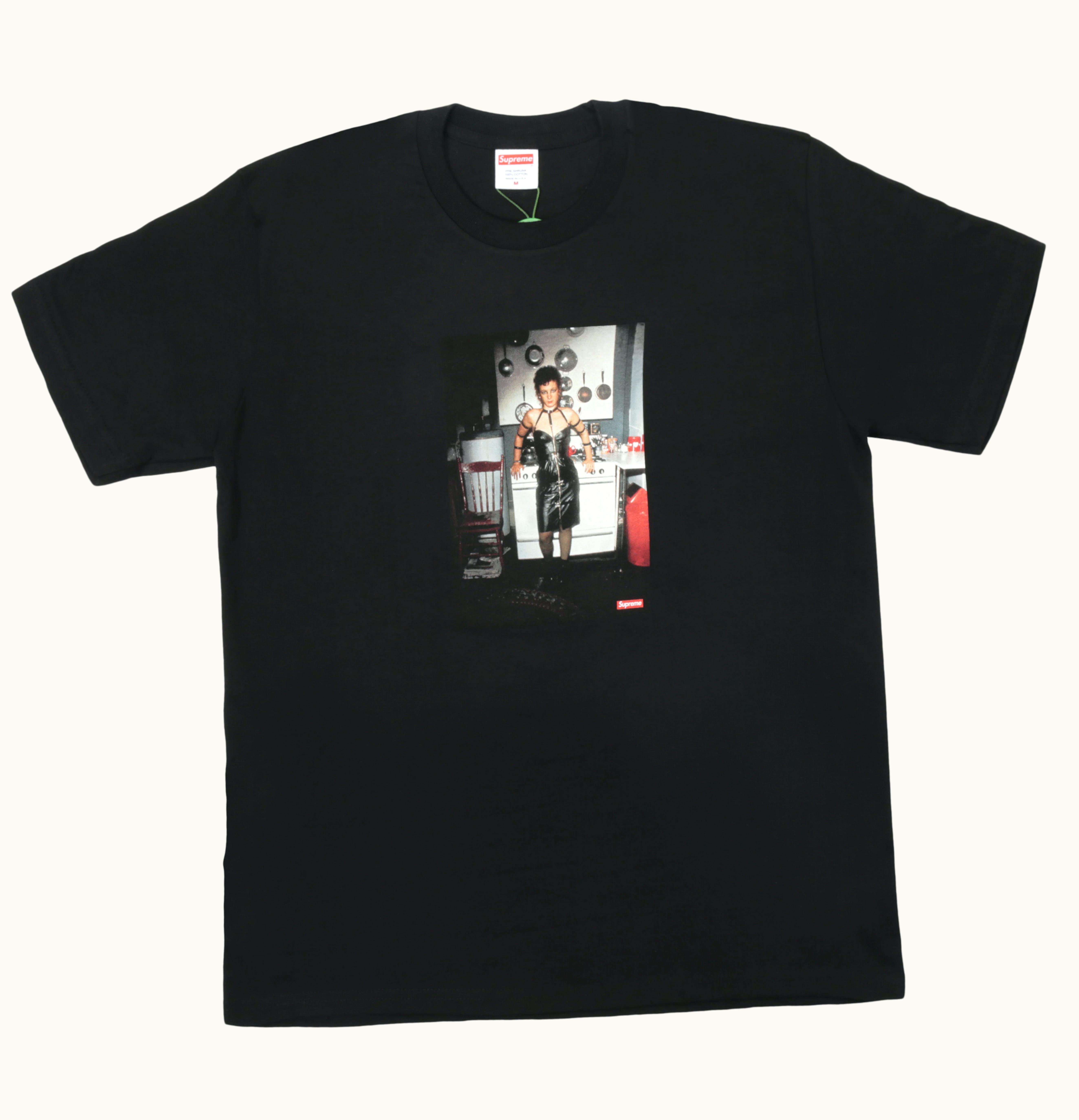 Supreme Supreme Nan GoldinSupreme Nan as a dominatrix Tee Black