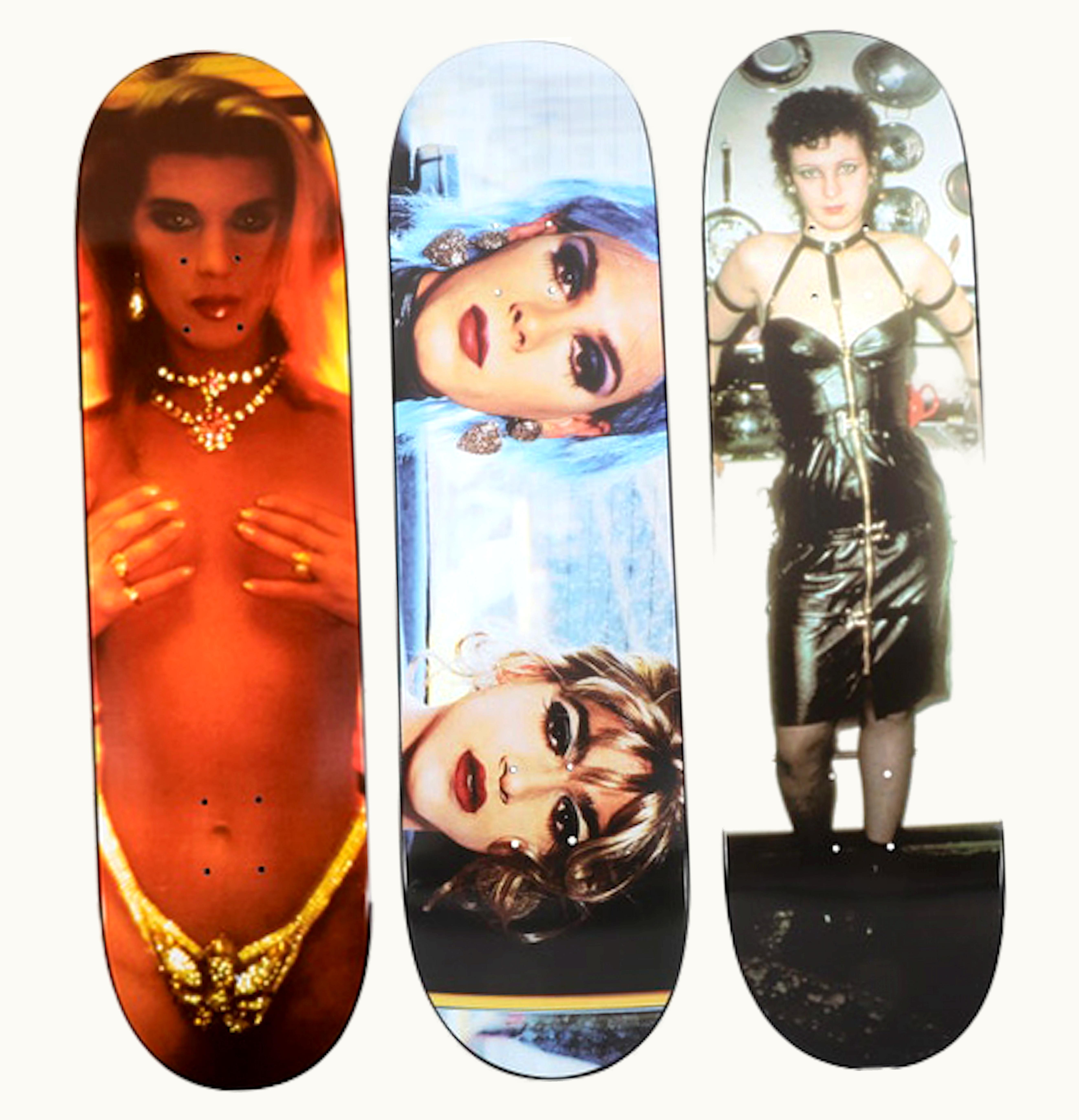 Supreme Supreme Nan Goldin Kim in Rhinestones Misty Paulette Nan as a Dominatrix Skateboard Multi Set