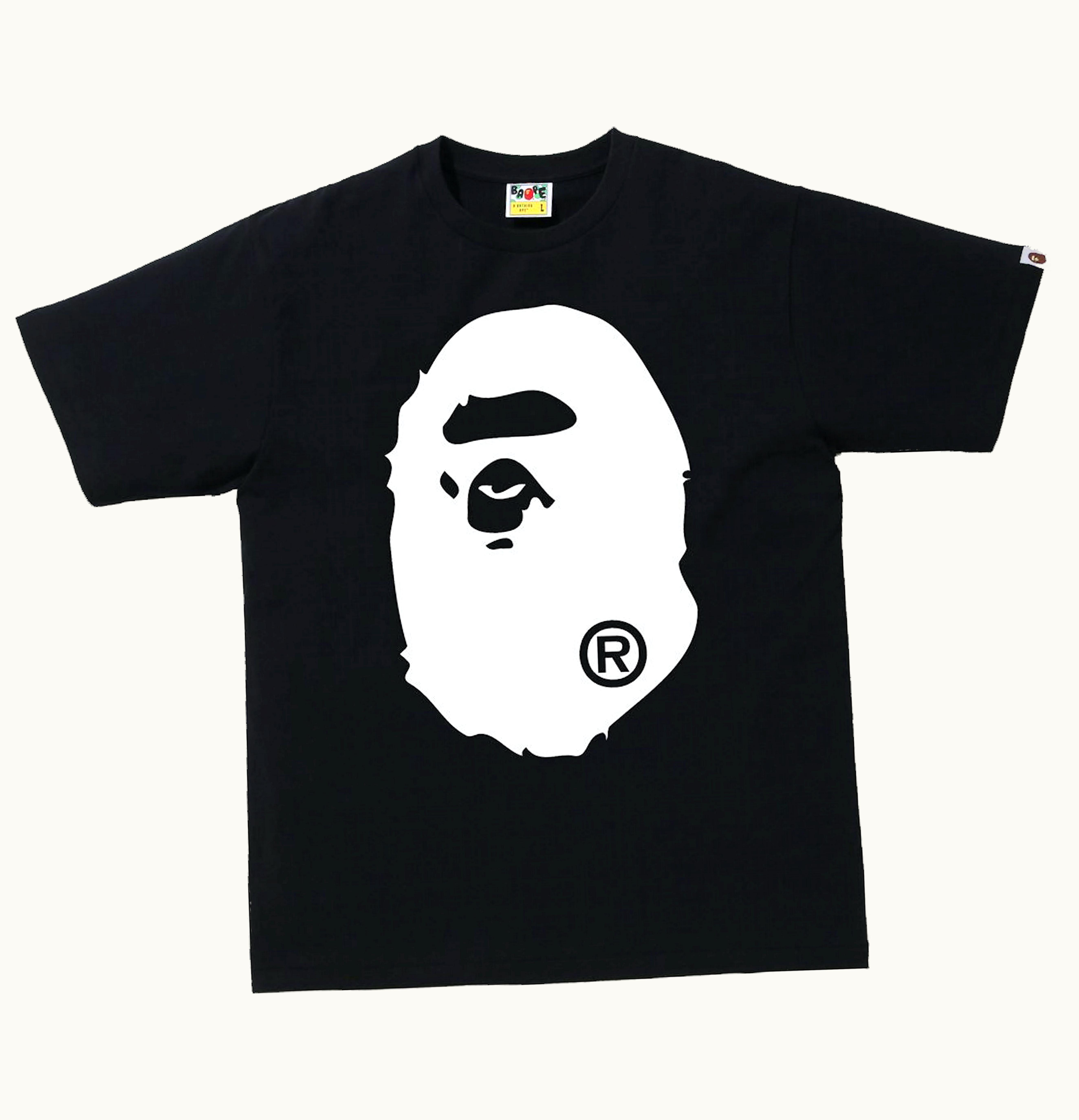 BAPE BAPE Bicolor Big Ape Head Tee FW21 Black