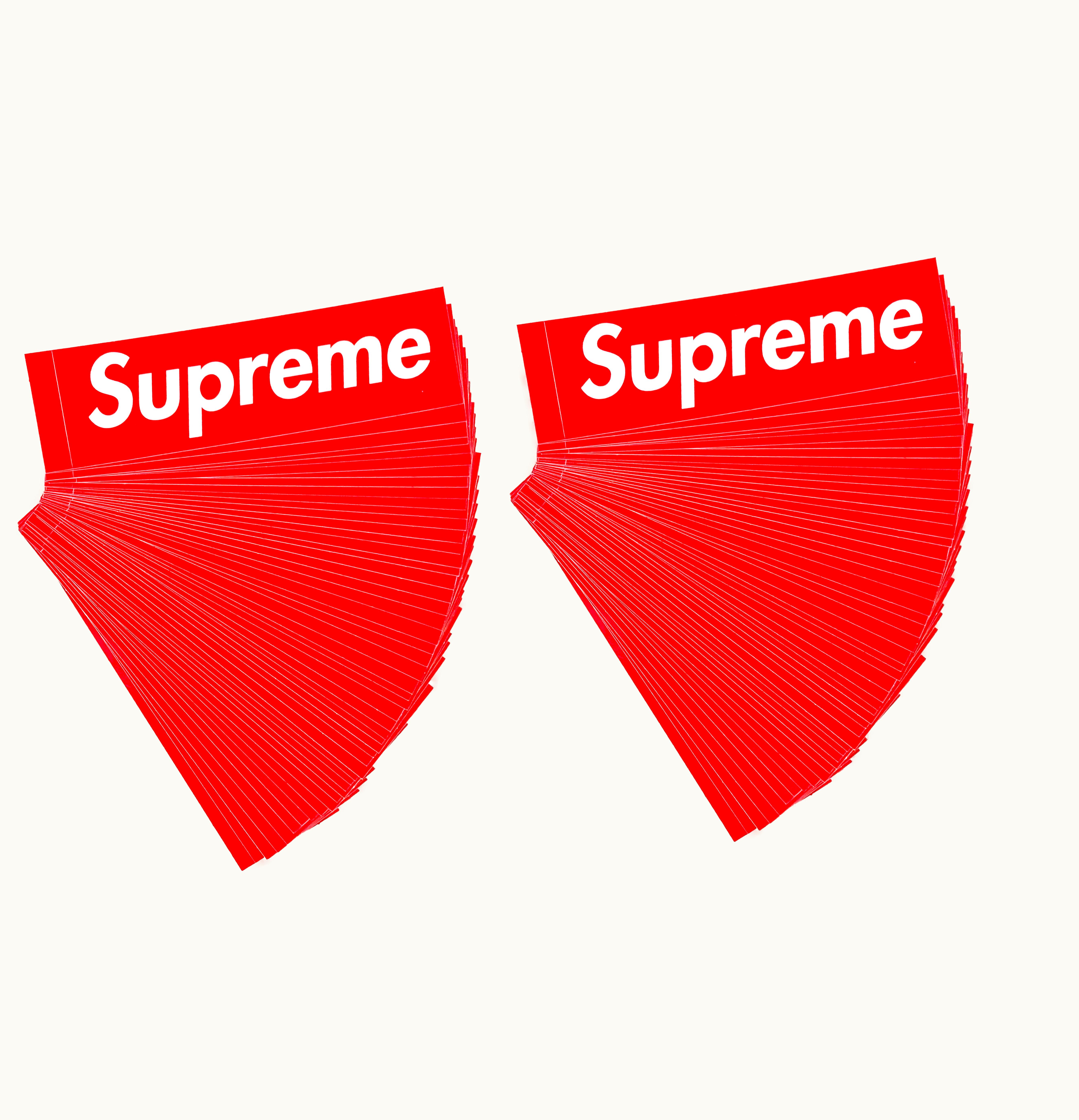 Supreme Supreme Red Box Logo 100x Lot Sticker