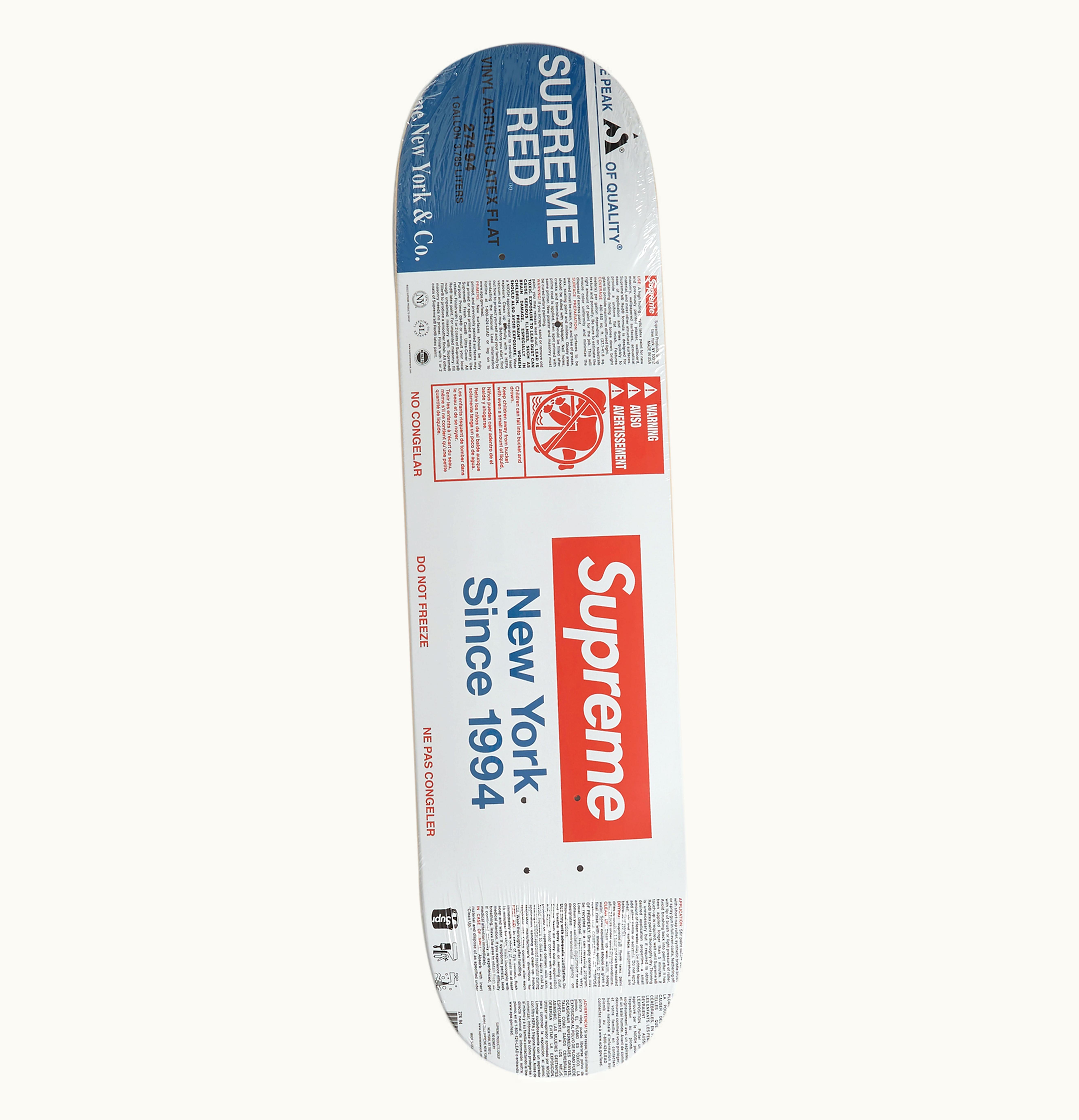 Supreme Supreme Paint Skateboard Deck White