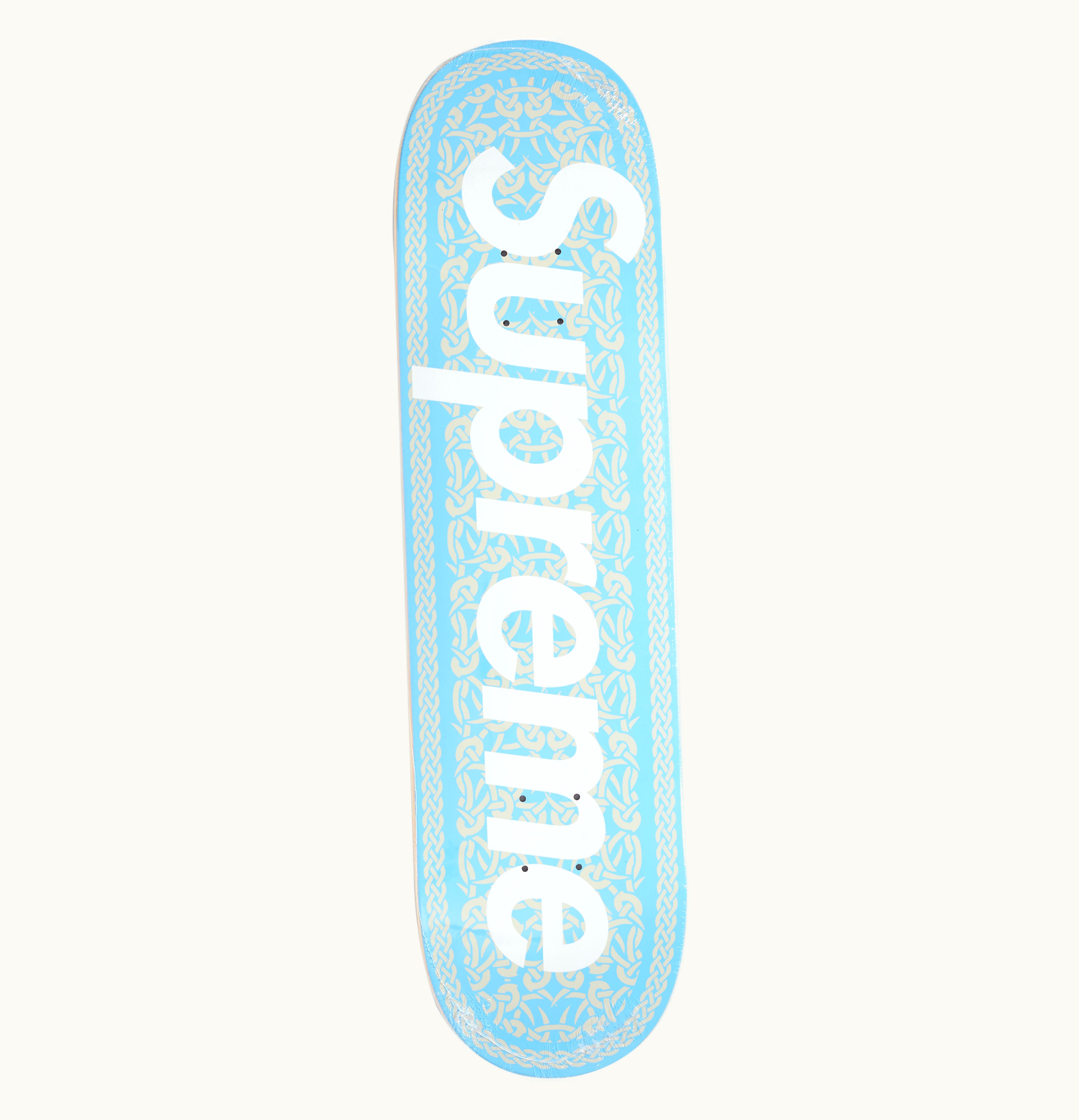 Supreme Supreme Celtic Knot Skateboard Deck Blue