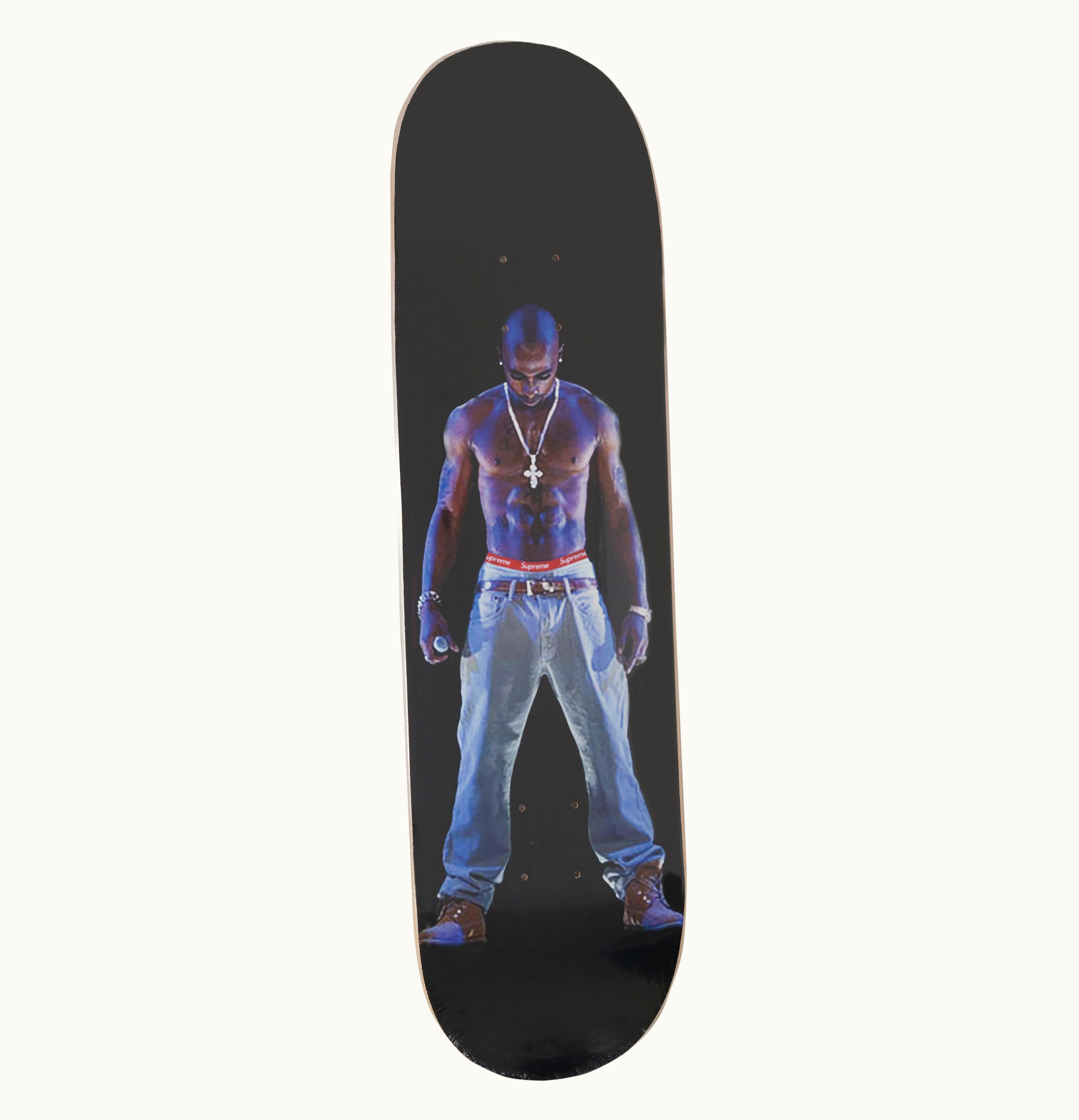 Supreme Supreme Tupac Hologram Skateboard Black