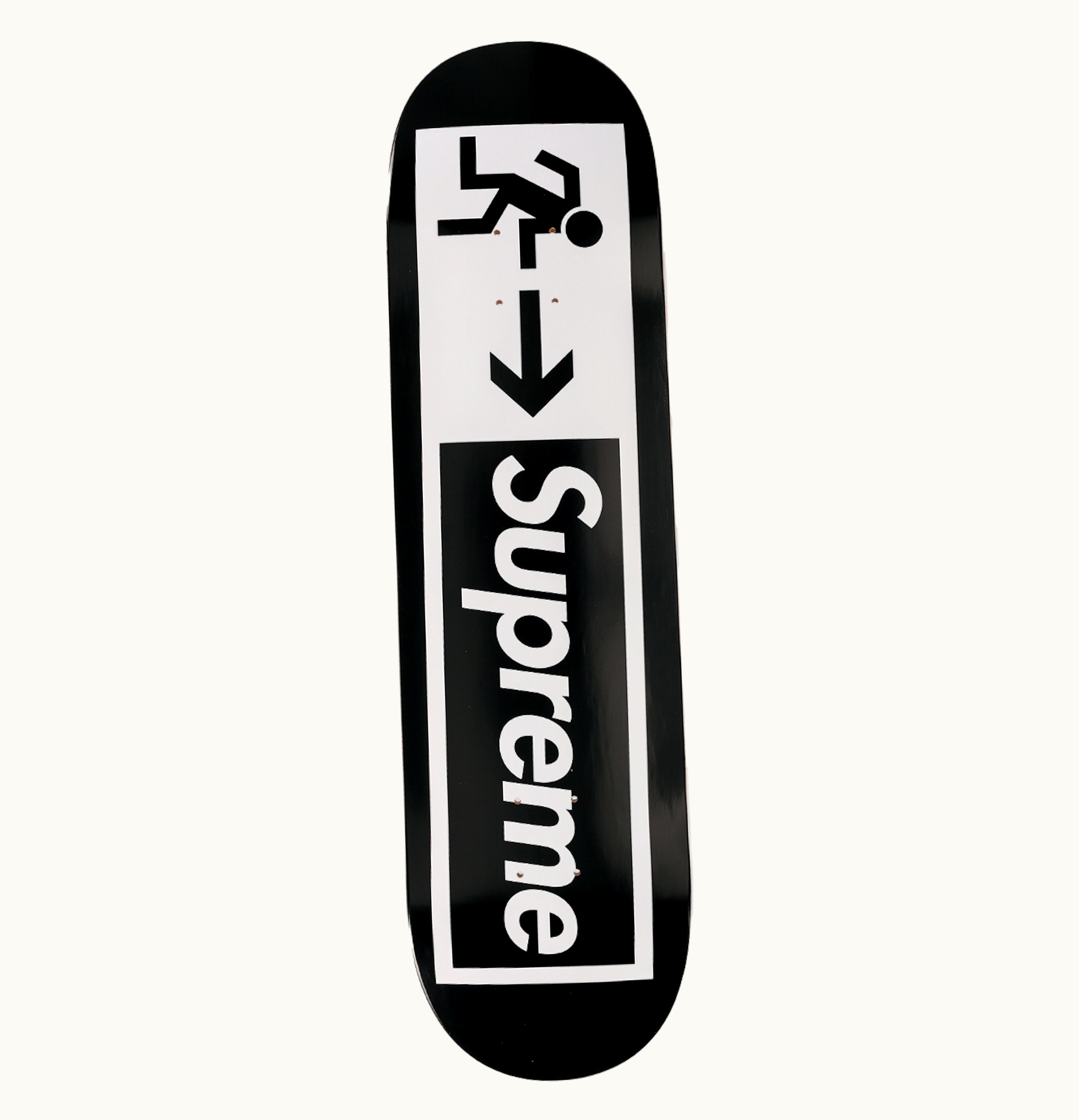 Supreme Supreme Exit Skateboard Deck Black