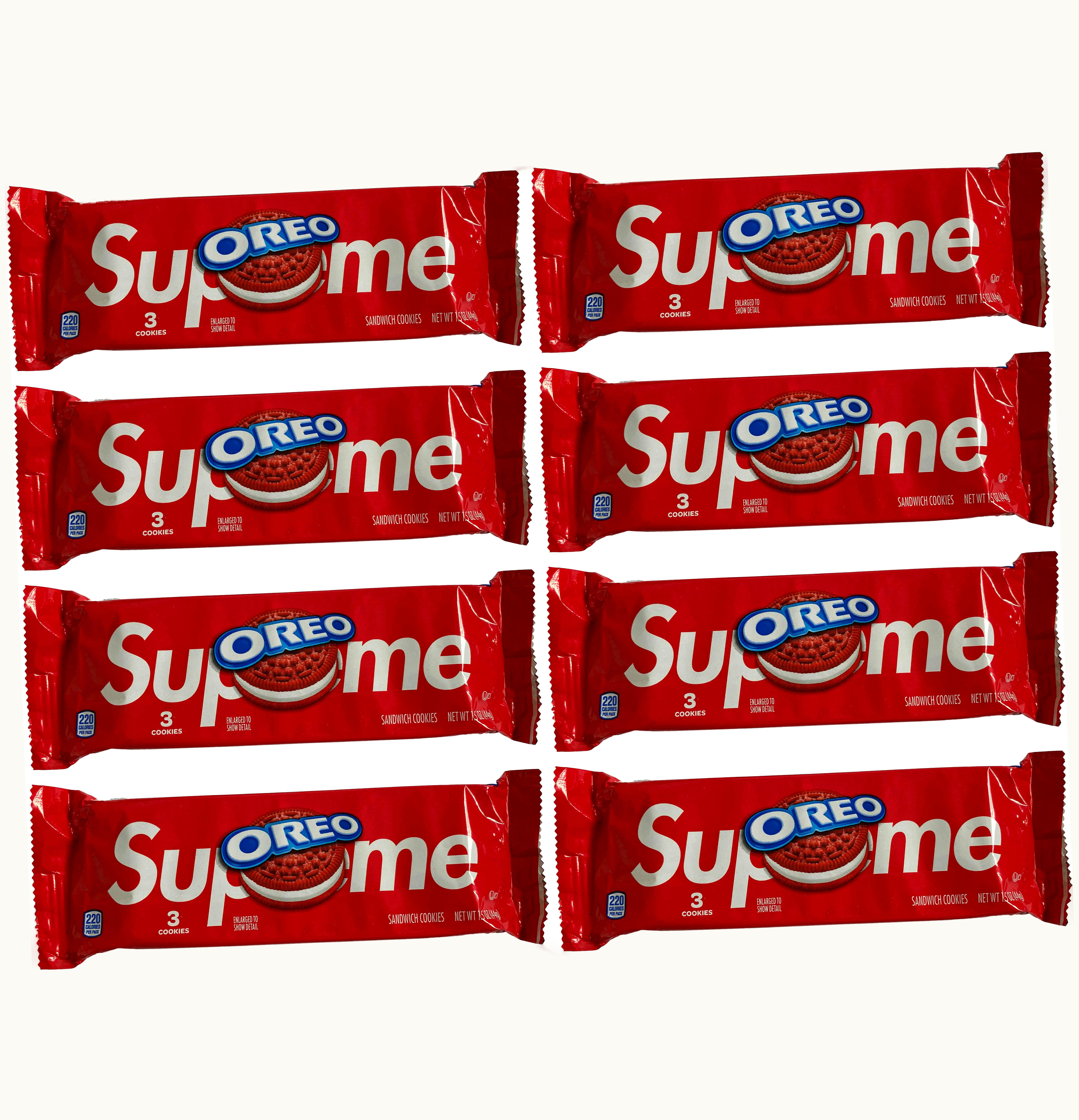 Supreme Supreme x Oreo 3 Pack 8x Lot Not Fit For Human Consumption