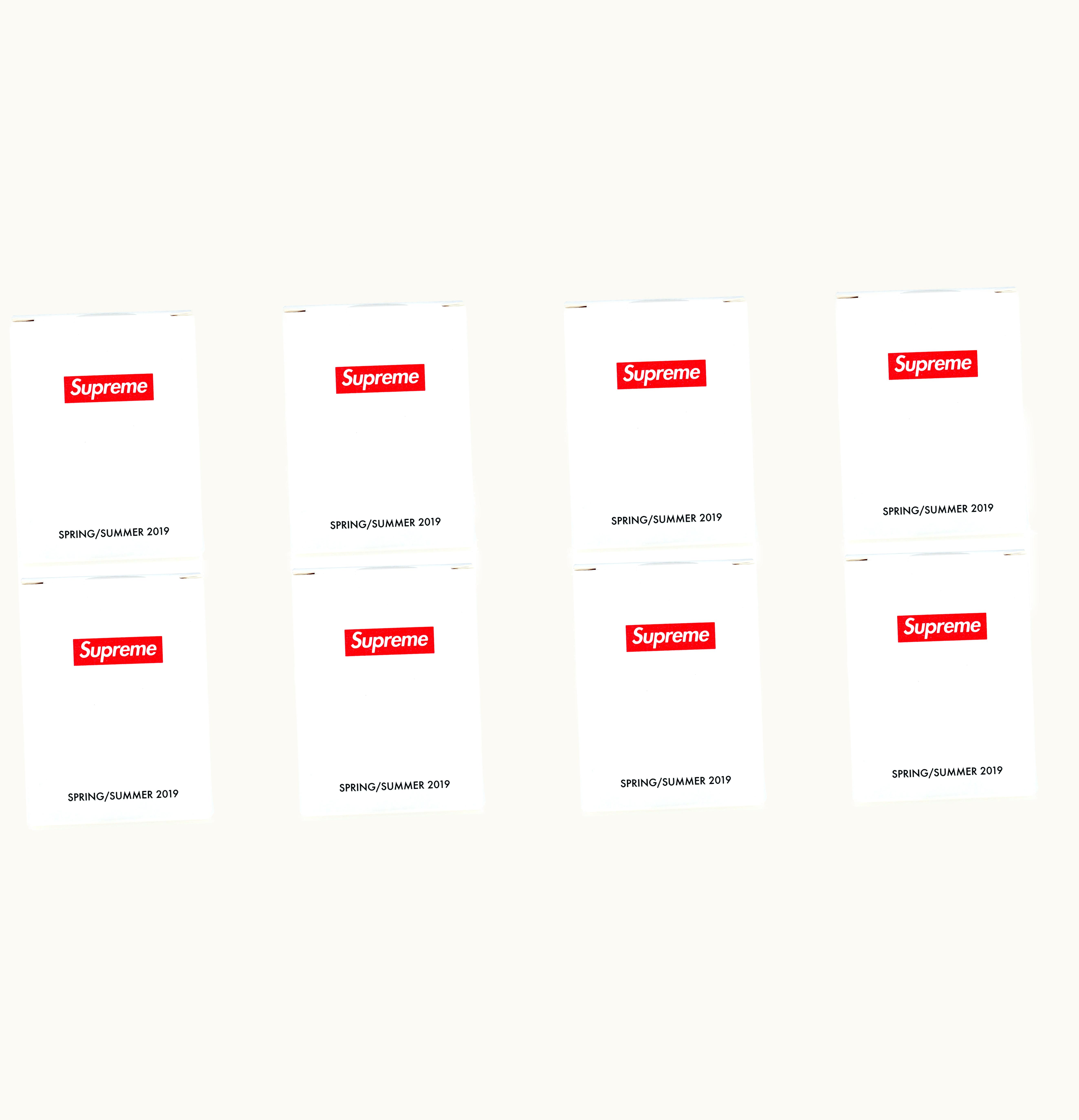 Supreme Supreme Shower Cap 8x Lot SS19 Season Gift White Red