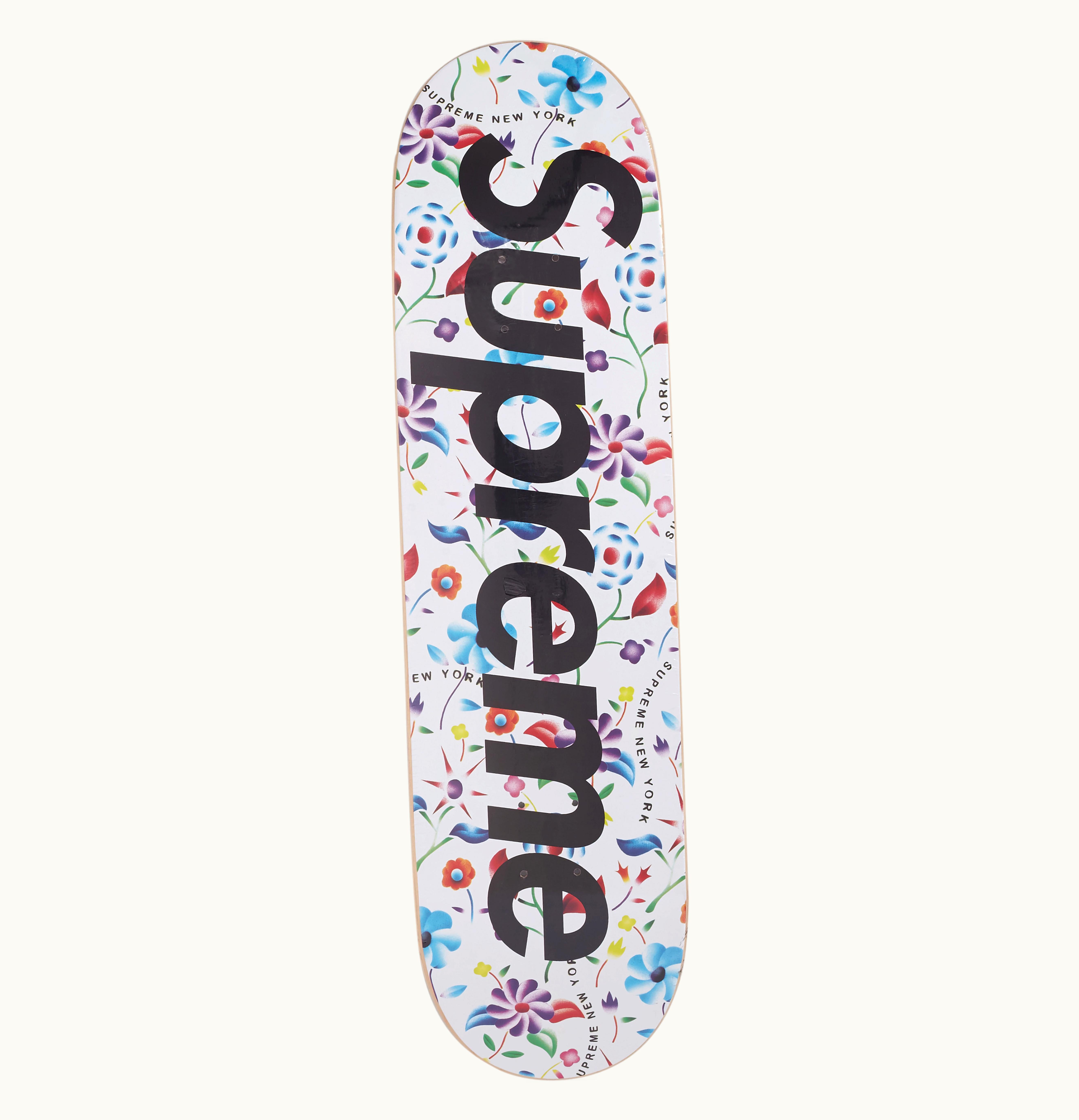 Supreme Supreme Airbrushed Floral Deck White
