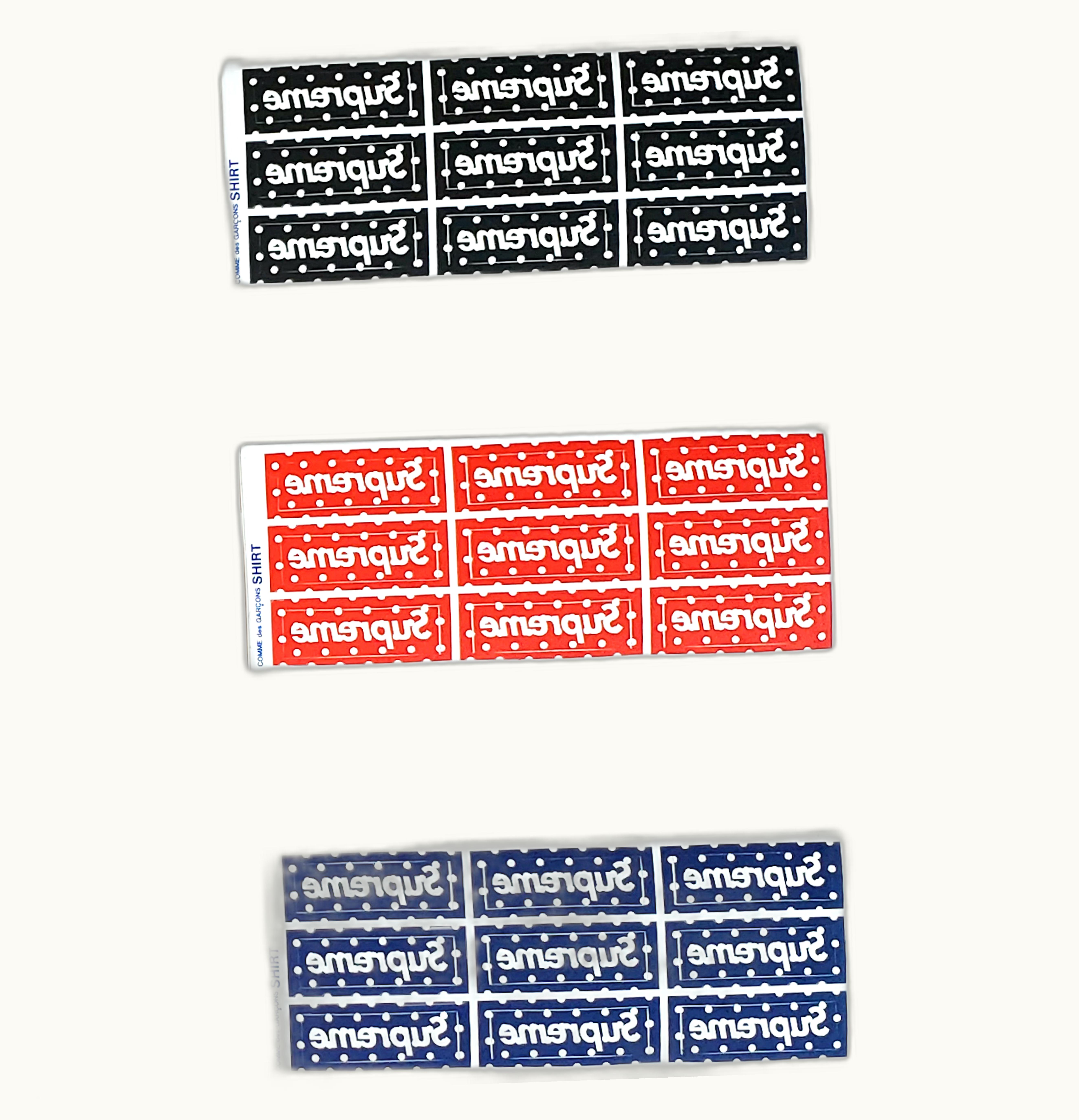 Supreme Supreme x Comme Des Garcons Polka Dot MINI Box Logo Sticker Set