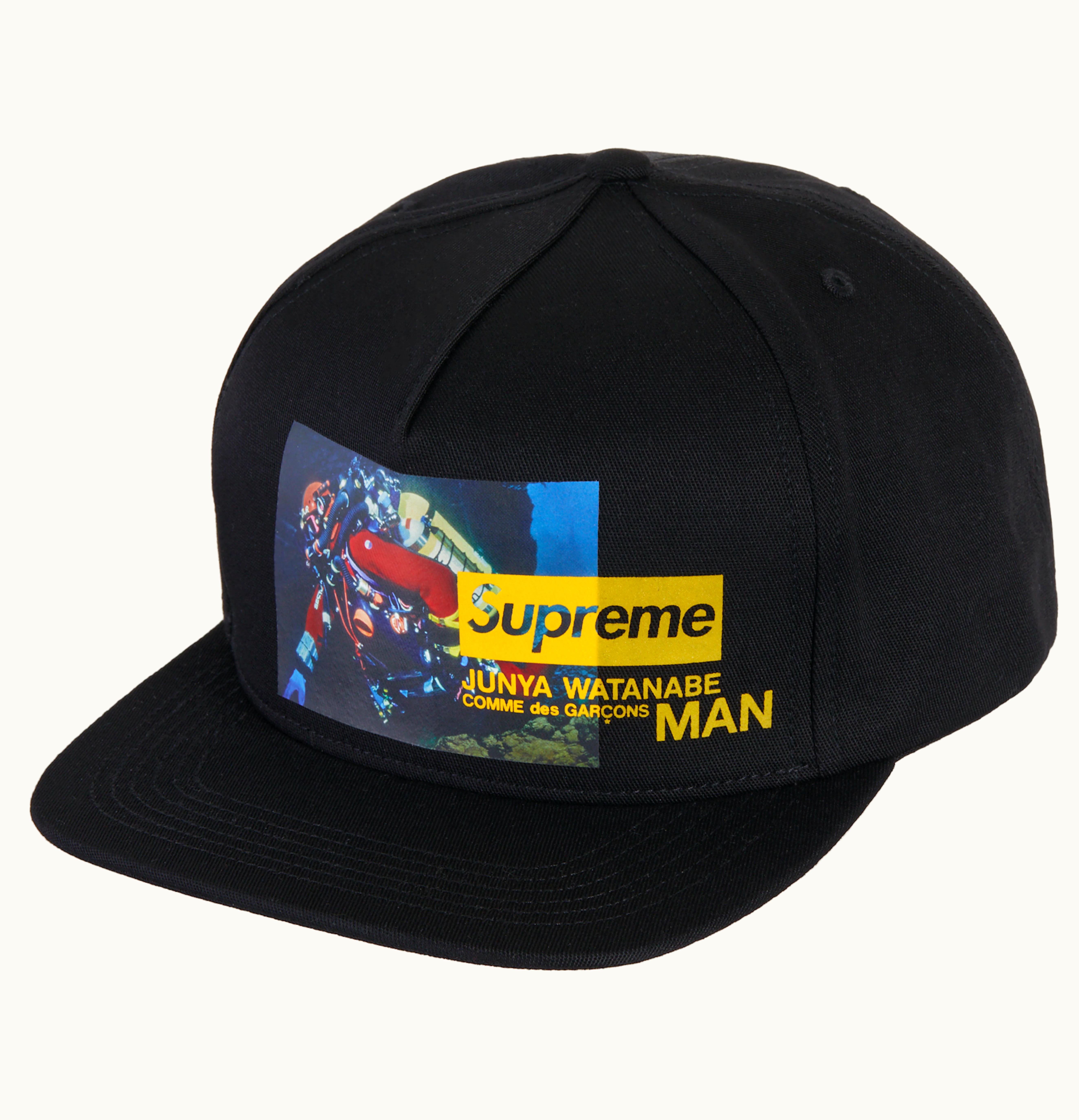 Supreme Supreme JUNYA WATANABE CDG MAN Nature 5 Panel Hat Black