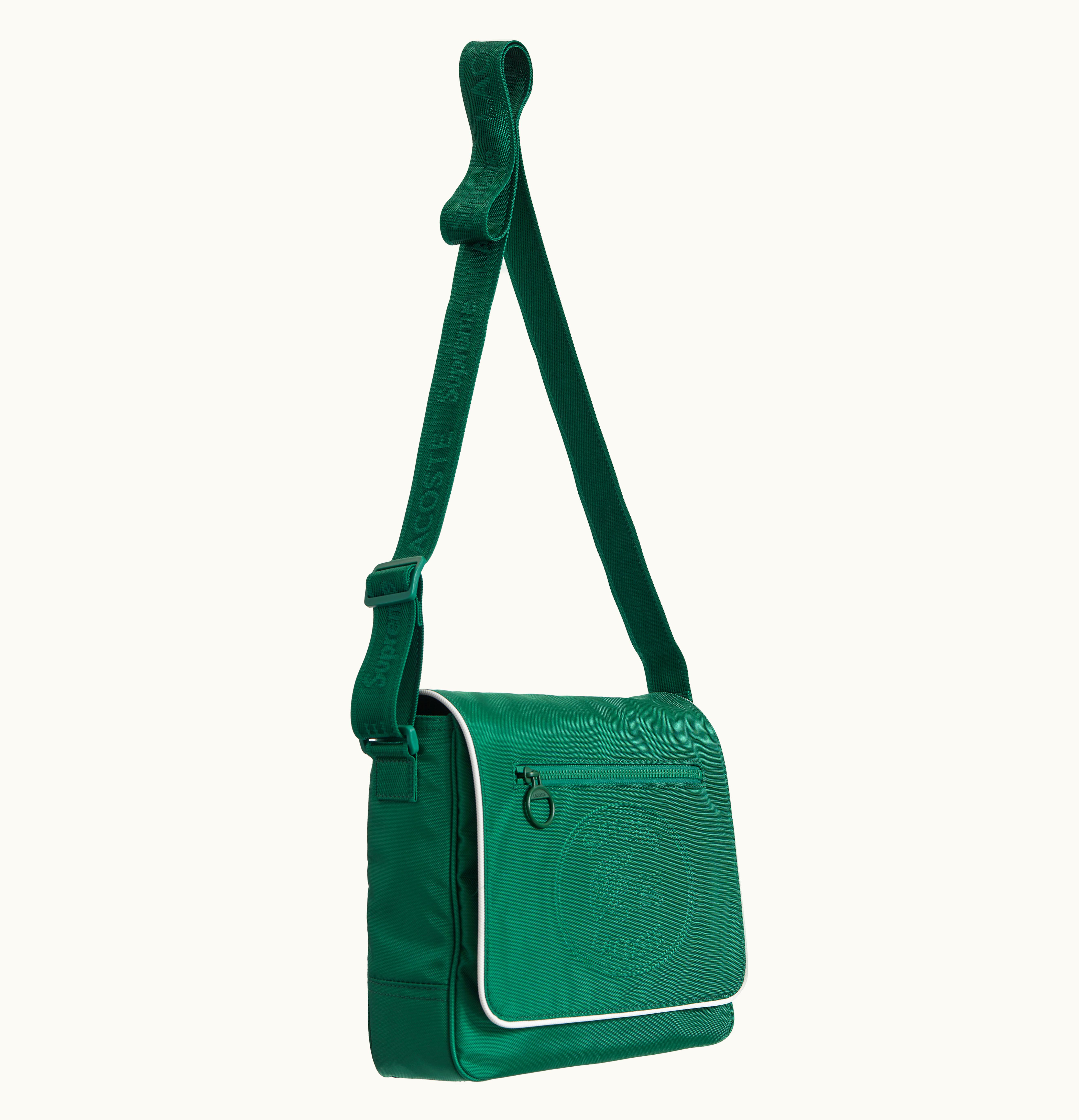 Supreme Supreme LACOSTE Small Messenger Bag Green