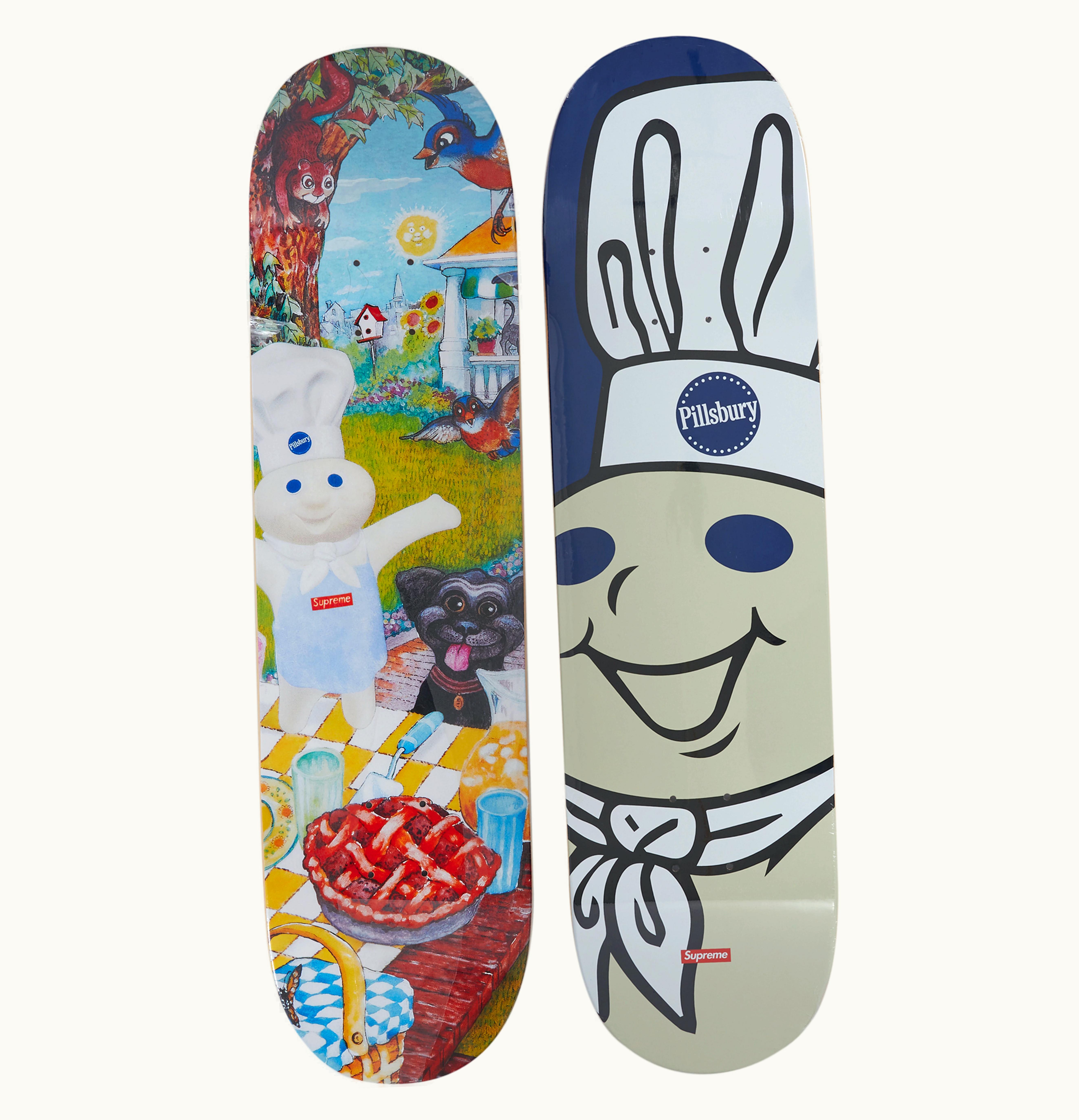 Supreme Supreme Doughboy Skateboard Deck Set Multicolor