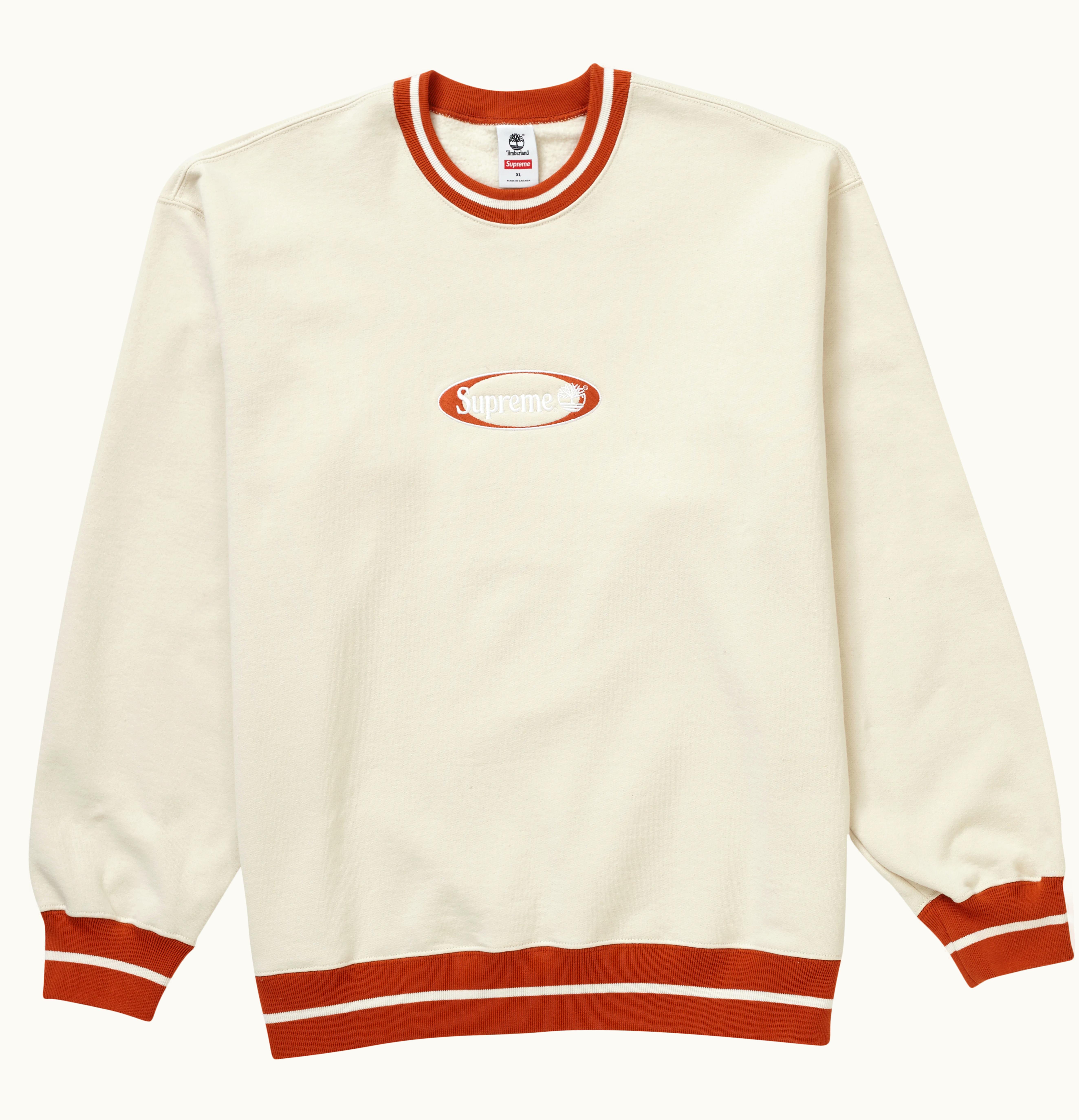Supreme Supreme Timberland Crewneck Stone