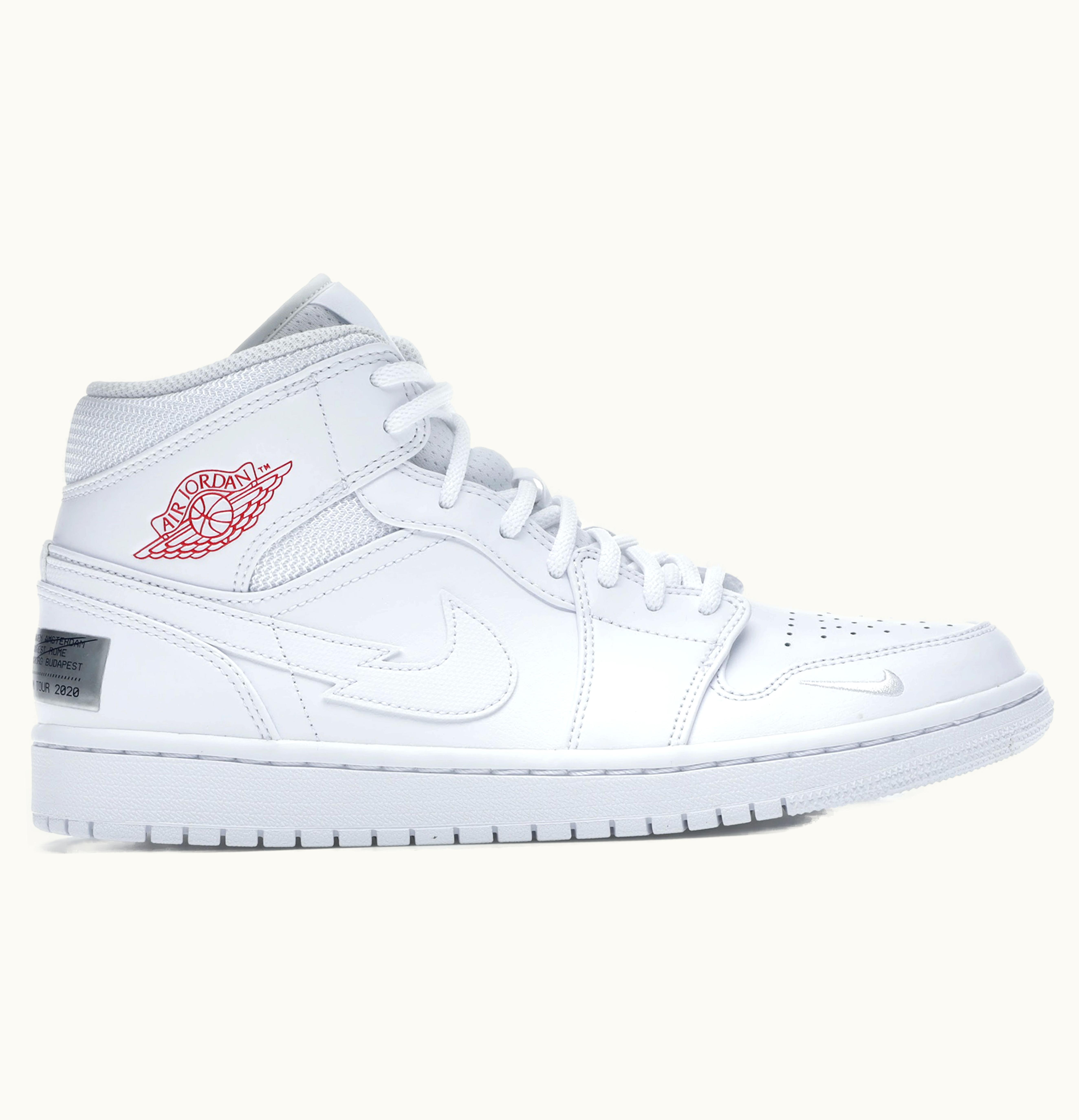 Jordan Air Jordan 1 Mid SE Nike Swoosh On Tour 2020