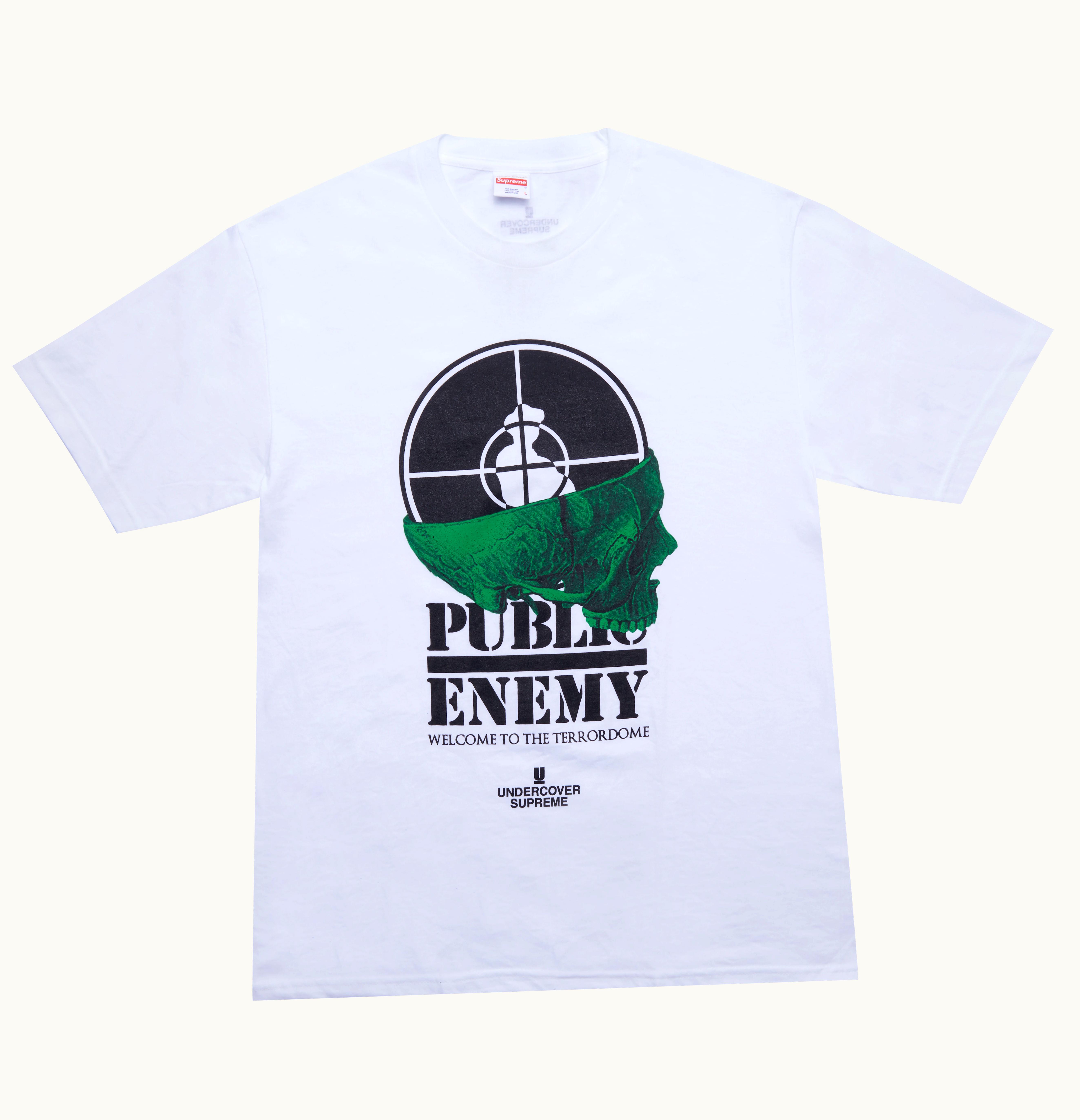 Supreme Supreme UNDERCOVERPublic Enemy Terrordome Tee White