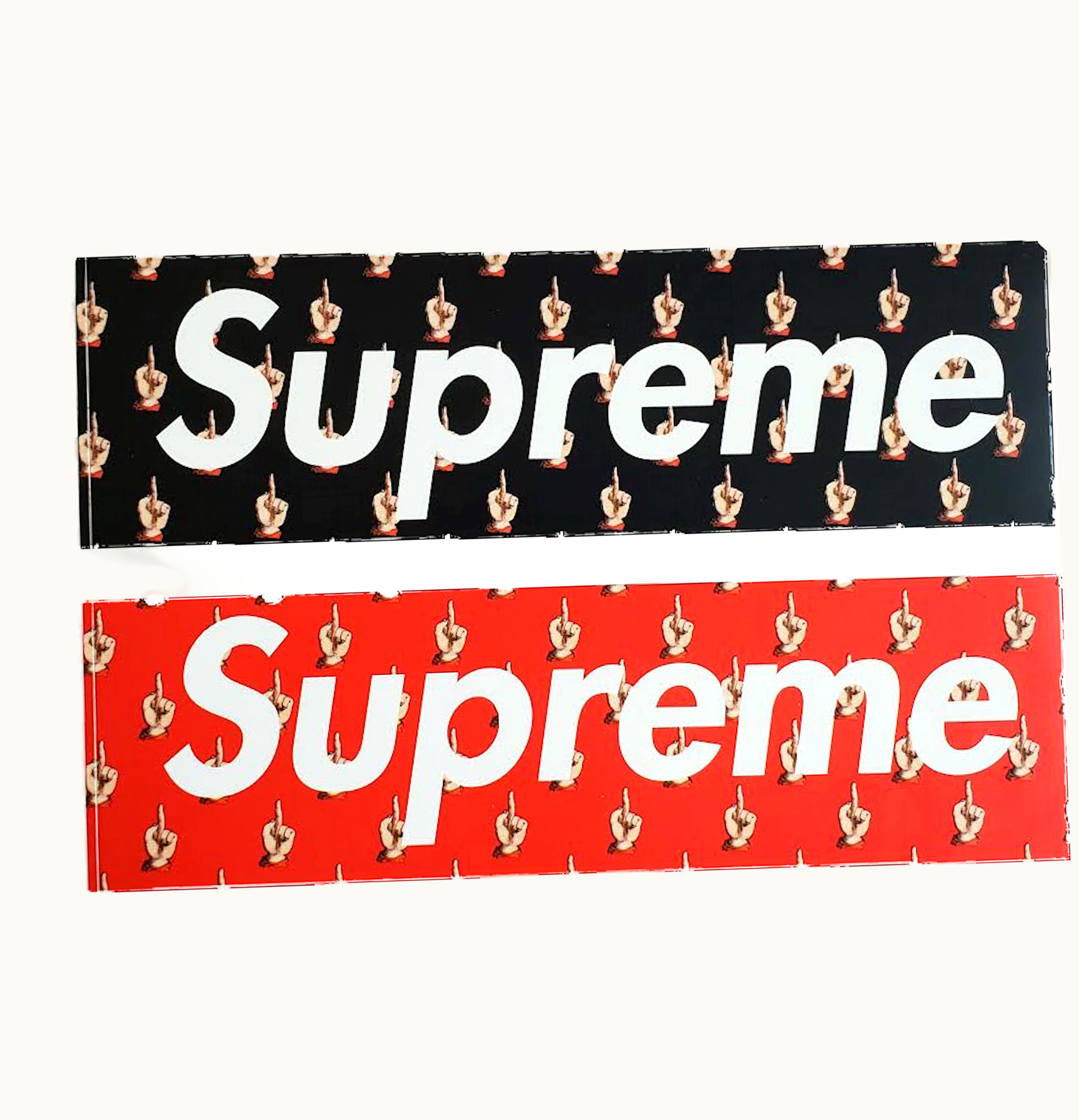 Supreme Supreme x Undercover Middle Finger Box Logo Sticker Set