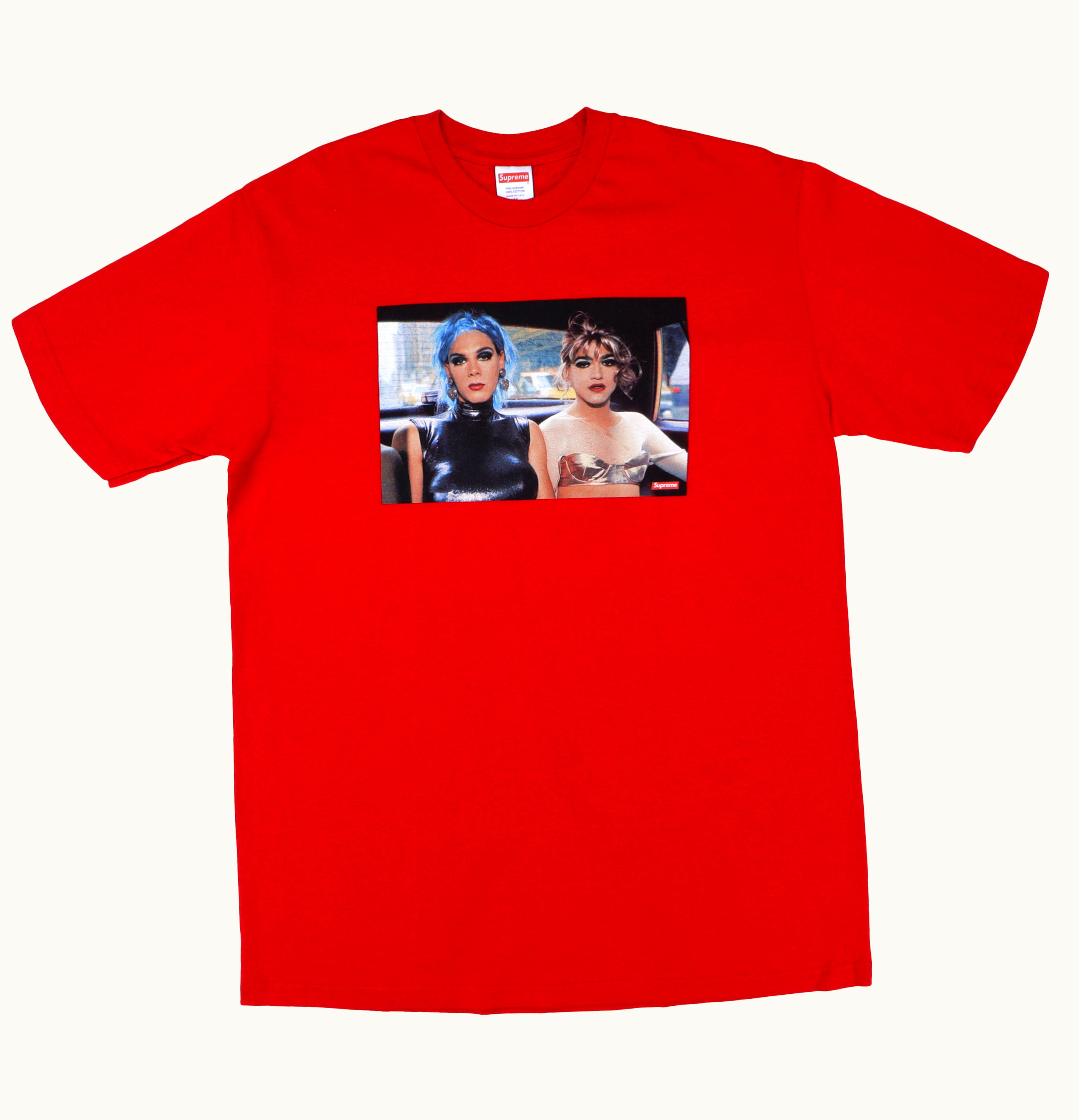 Supreme Supreme Nan GoldinSupreme Misty and Jimmy Paulette Tee Red