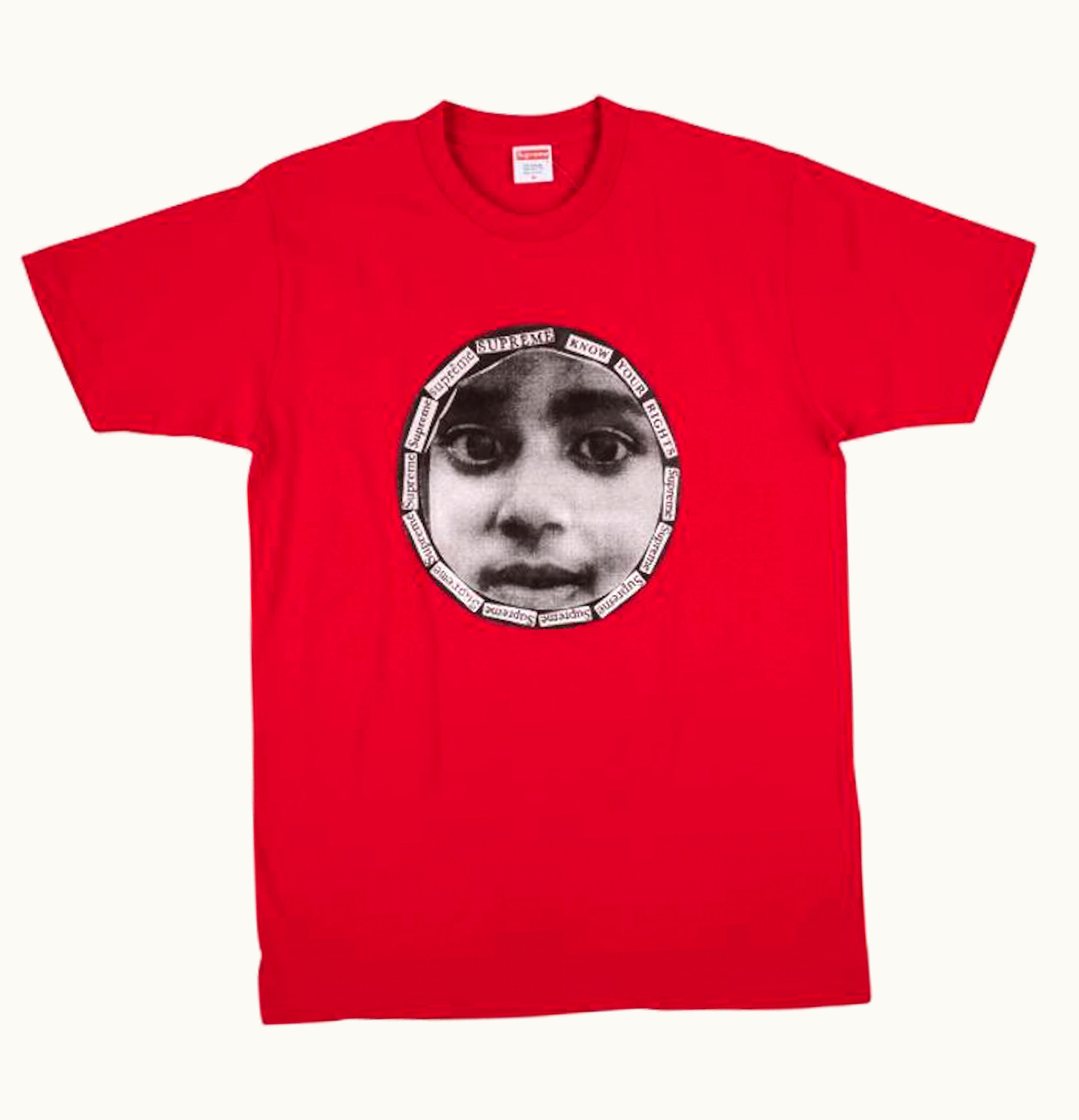 Supreme Supreme Know Your Rights Tee Red