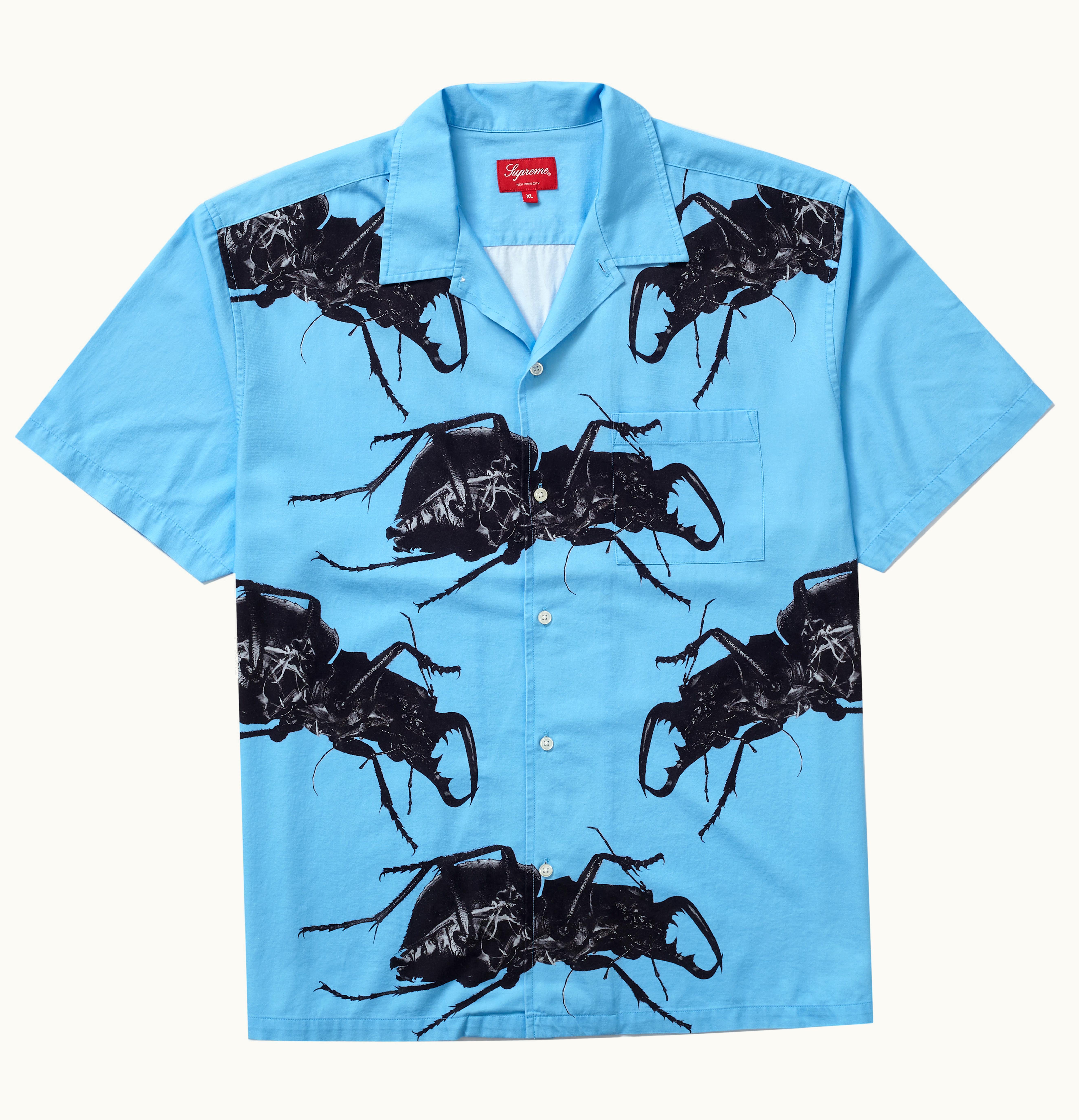 Supreme Supreme Beetle S S Shirt Blue