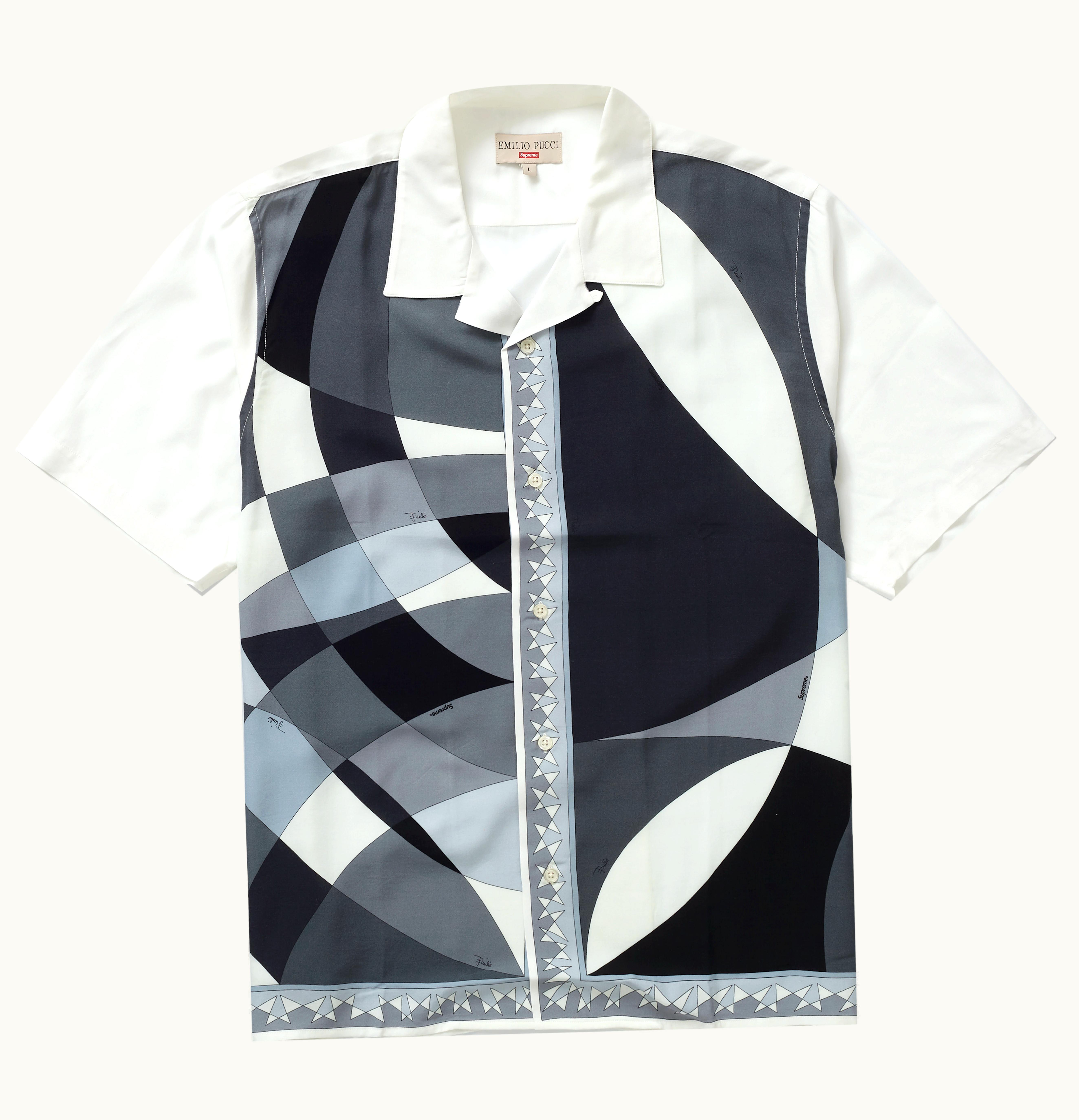 Supreme Supreme Emilio Pucci S S Shirt Black